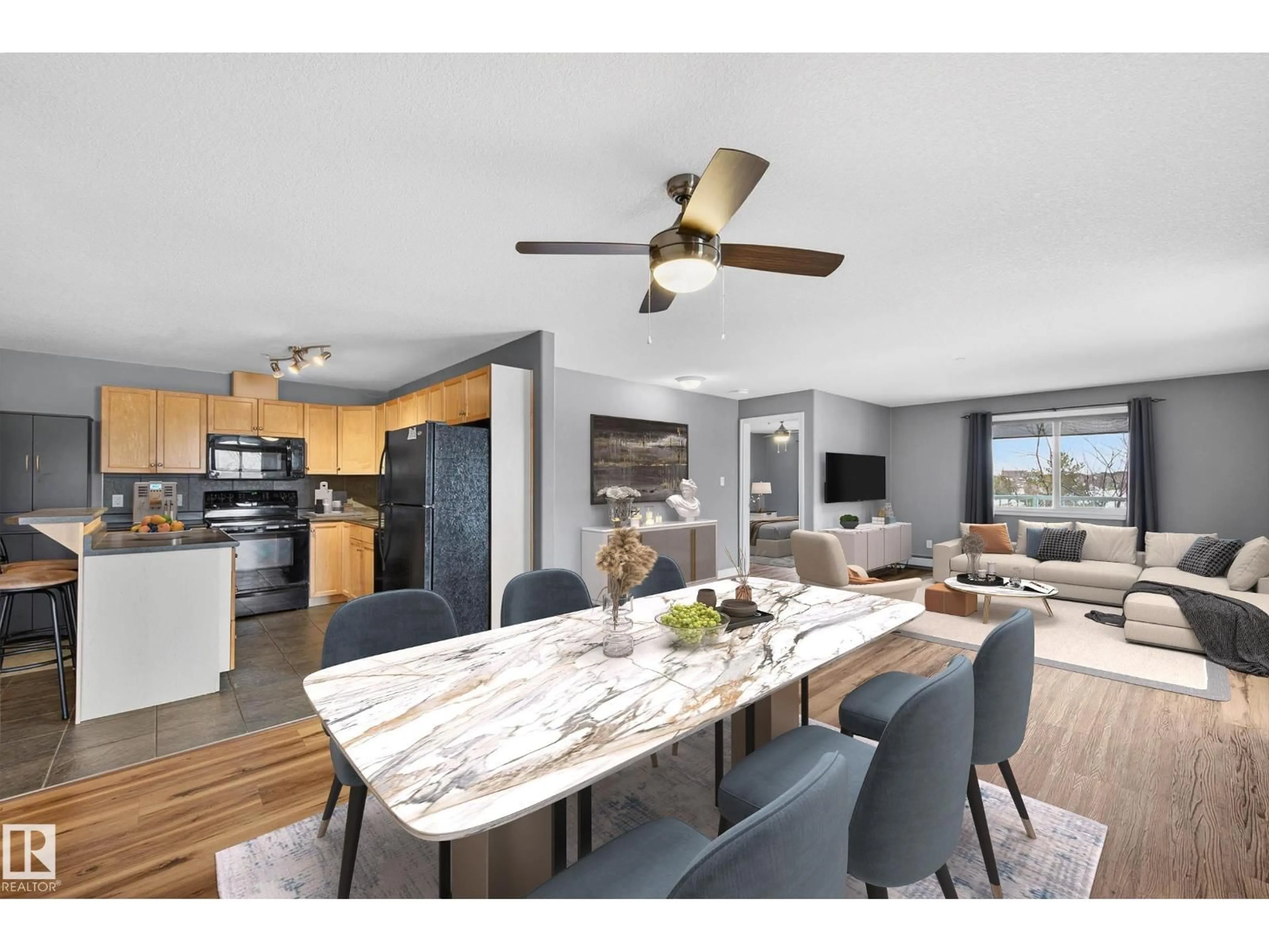 Open concept kitchen, unknown for 228 WOODSMERE CL, Fort Saskatchewan Alberta T8L4N9