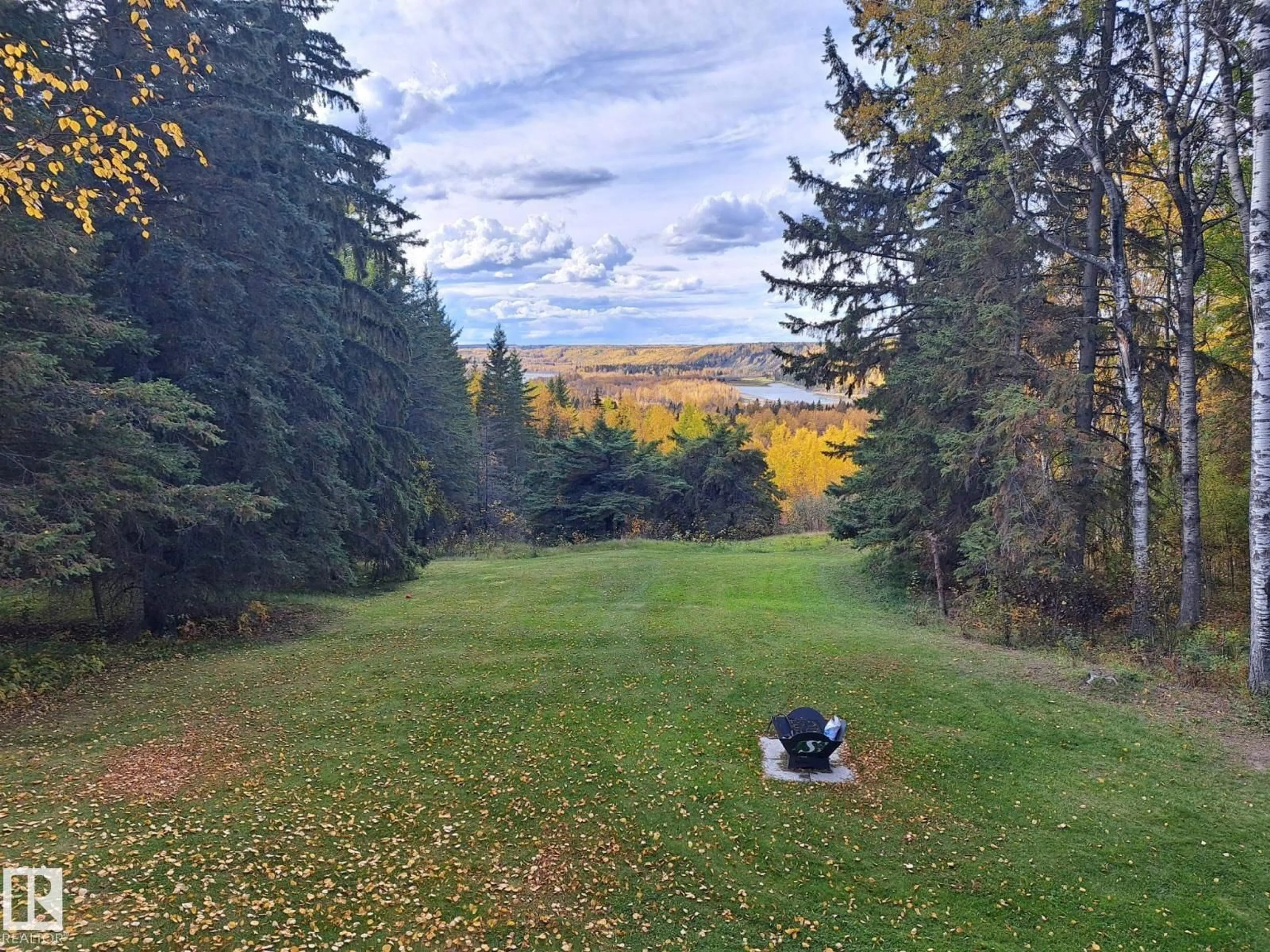 A pic from outside/outdoor area/front of a property/back of a property/a pic from drone, forest/trees view for 49308 RGE ROAD 65, Rural Brazeau County Alberta T7A1A0