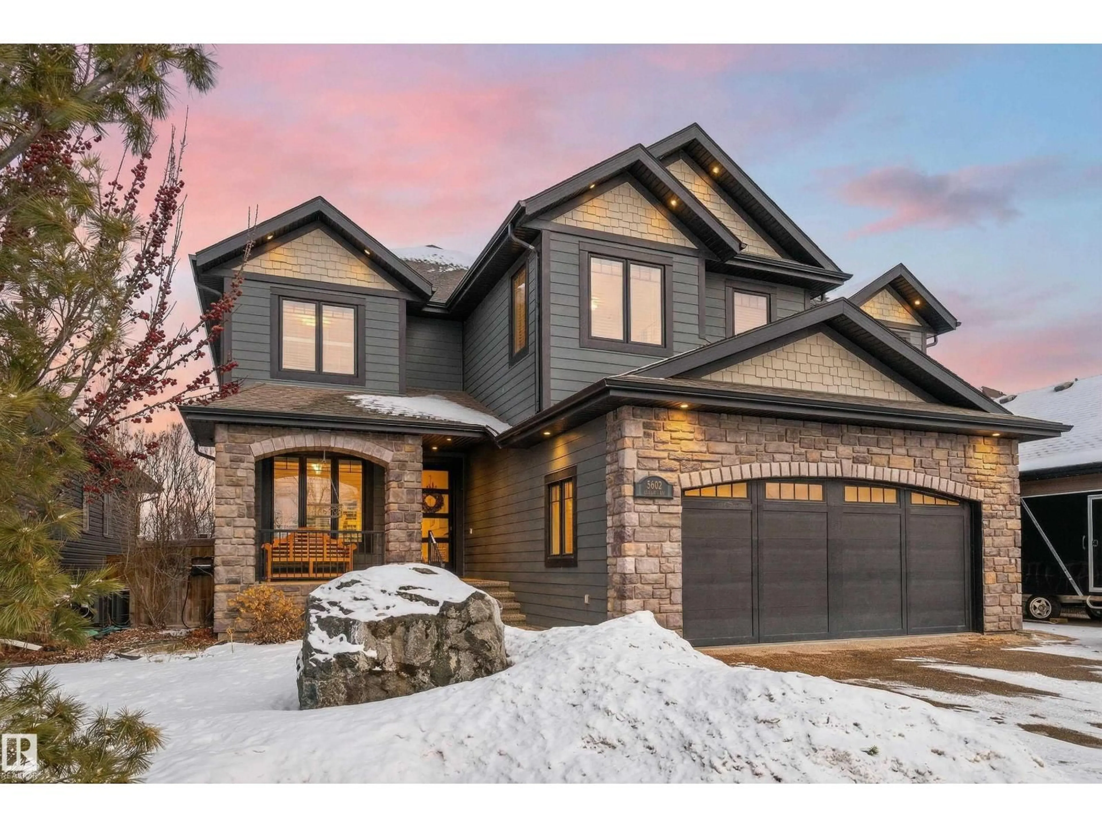 Home with brick exterior material, street for 5602 CAILLOU BA, Beaumont Alberta T4X1W7