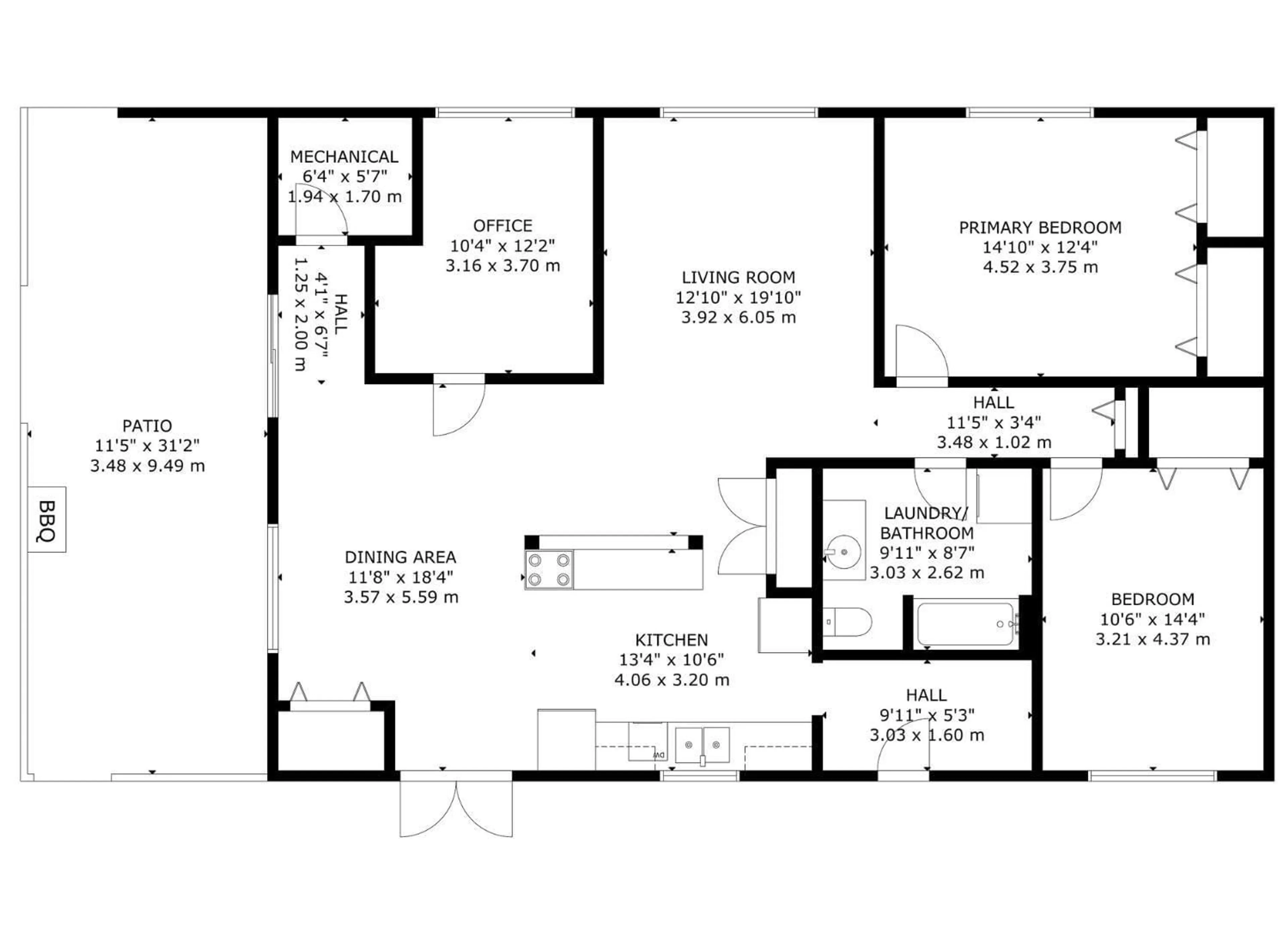 Floor plan for #6 - 52511 HGHWAY, Rural Parkland County Alberta T7Y3P2