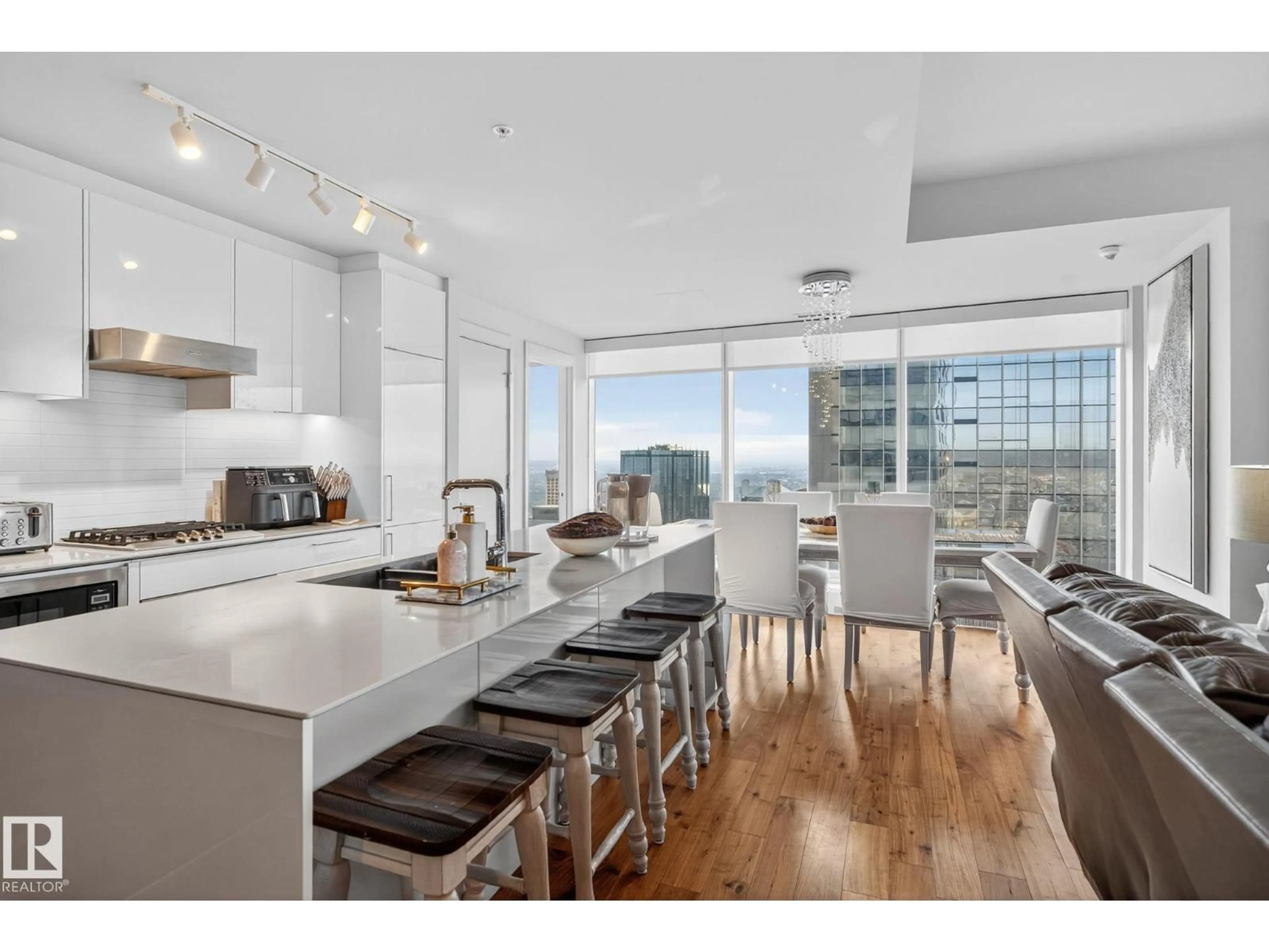 Open concept kitchen, unknown for NW - 4206 102 ST, Edmonton Alberta T5J0K6