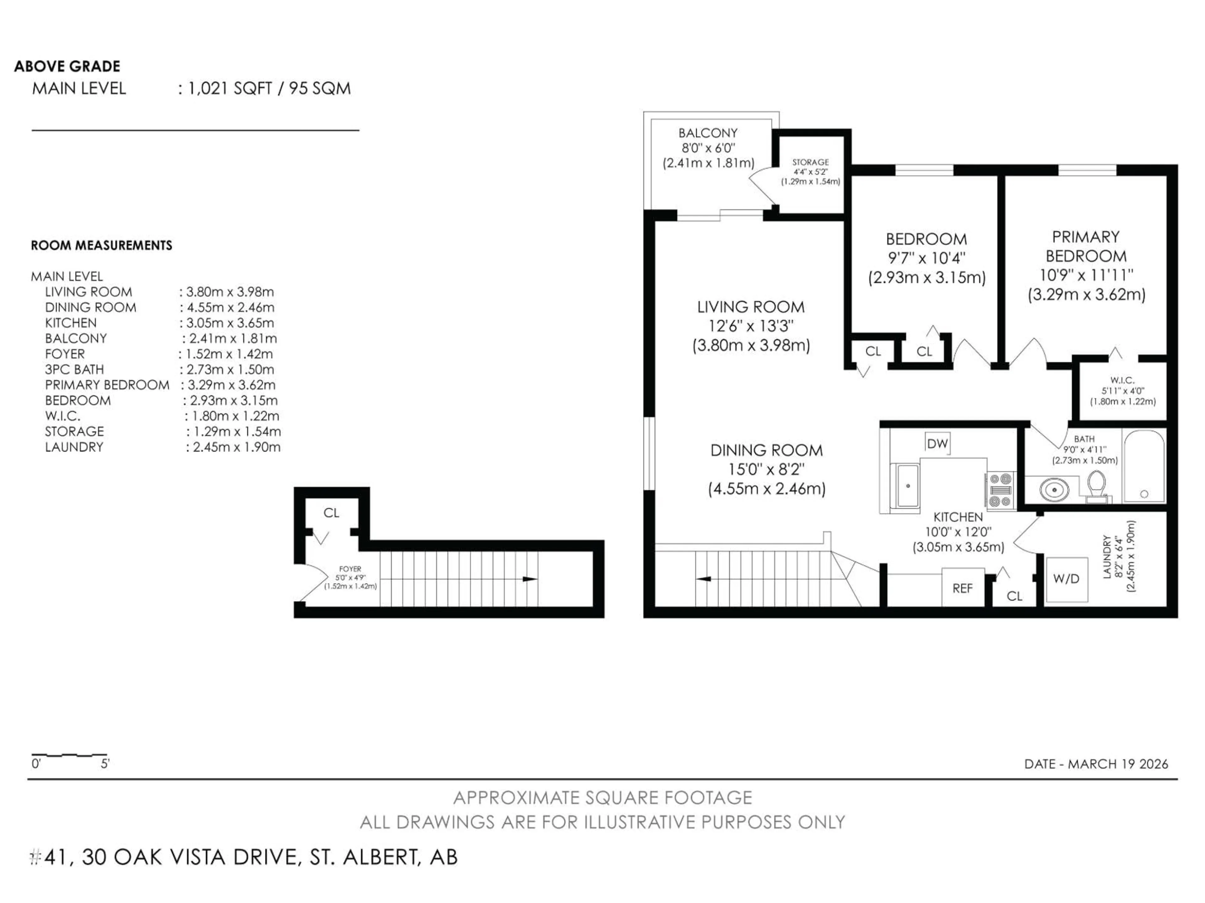 Floor plan for 41 30 OAK VISTA DR, St. Albert Alberta T8N3T1