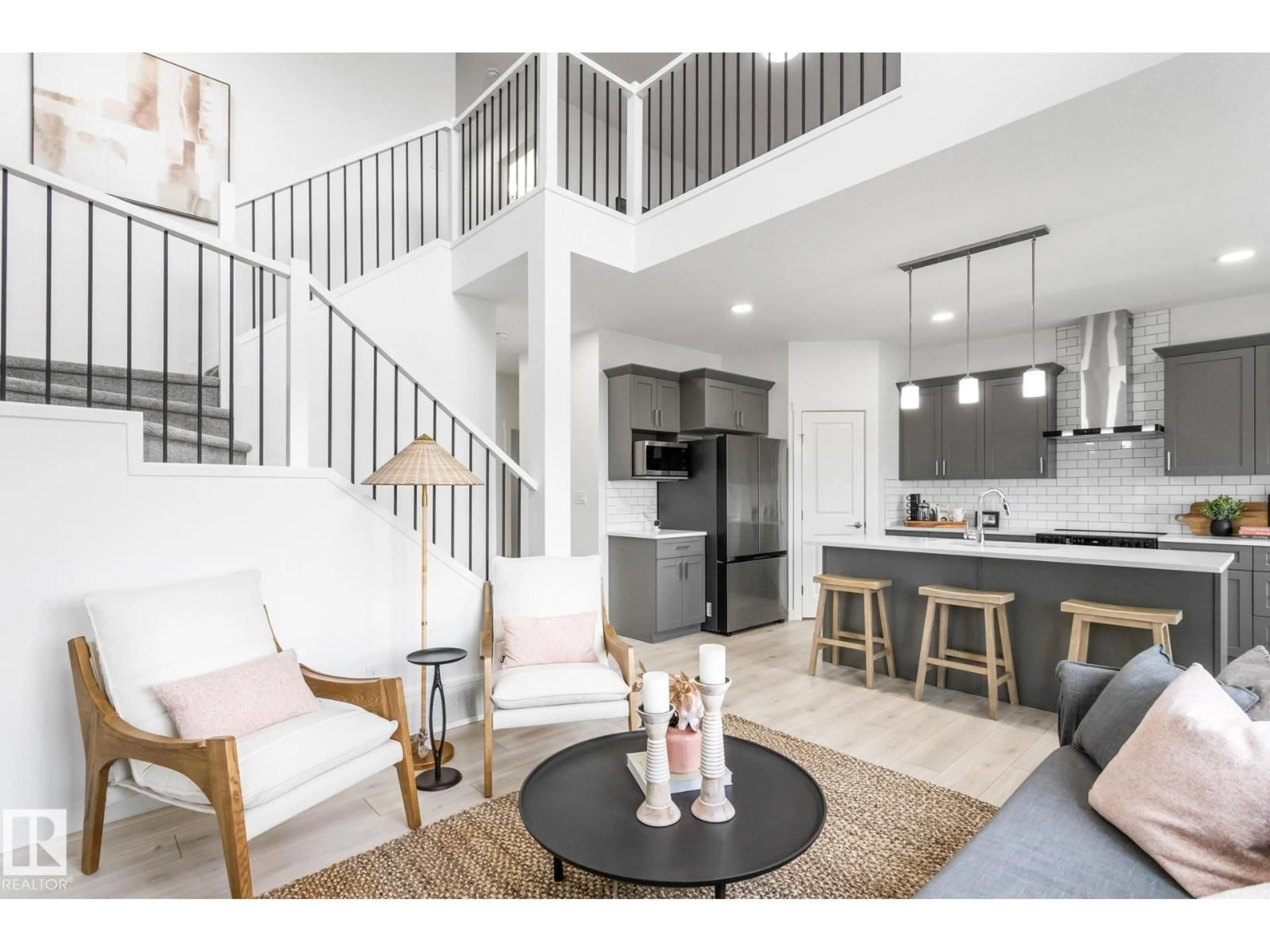 Open concept kitchen, unknown for NE - 15772 7 ST, Edmonton Alberta T5K6K8