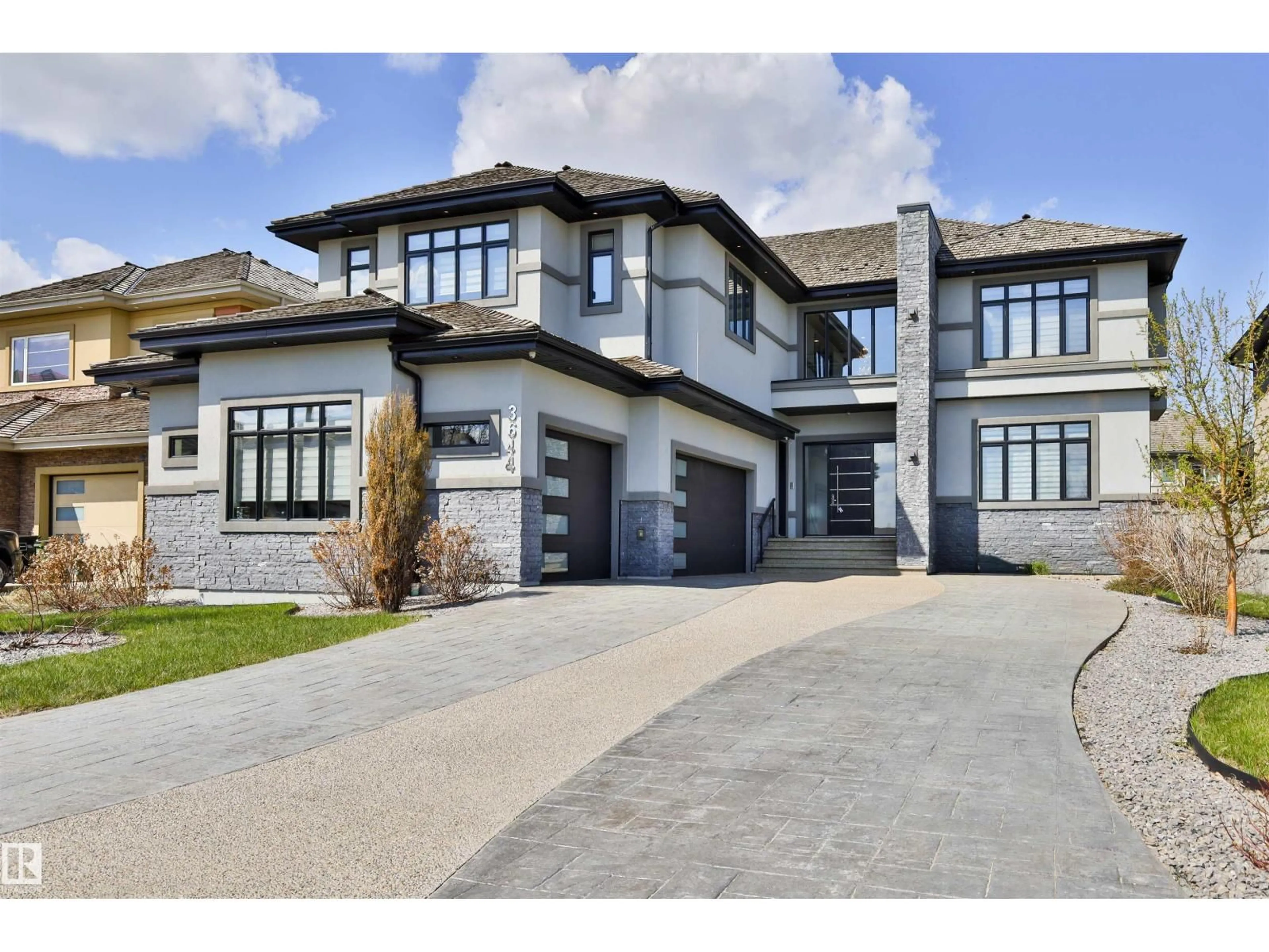 Home with brick exterior material, street for 3644 WESTCLIFF WY, Edmonton Alberta T6W0S2