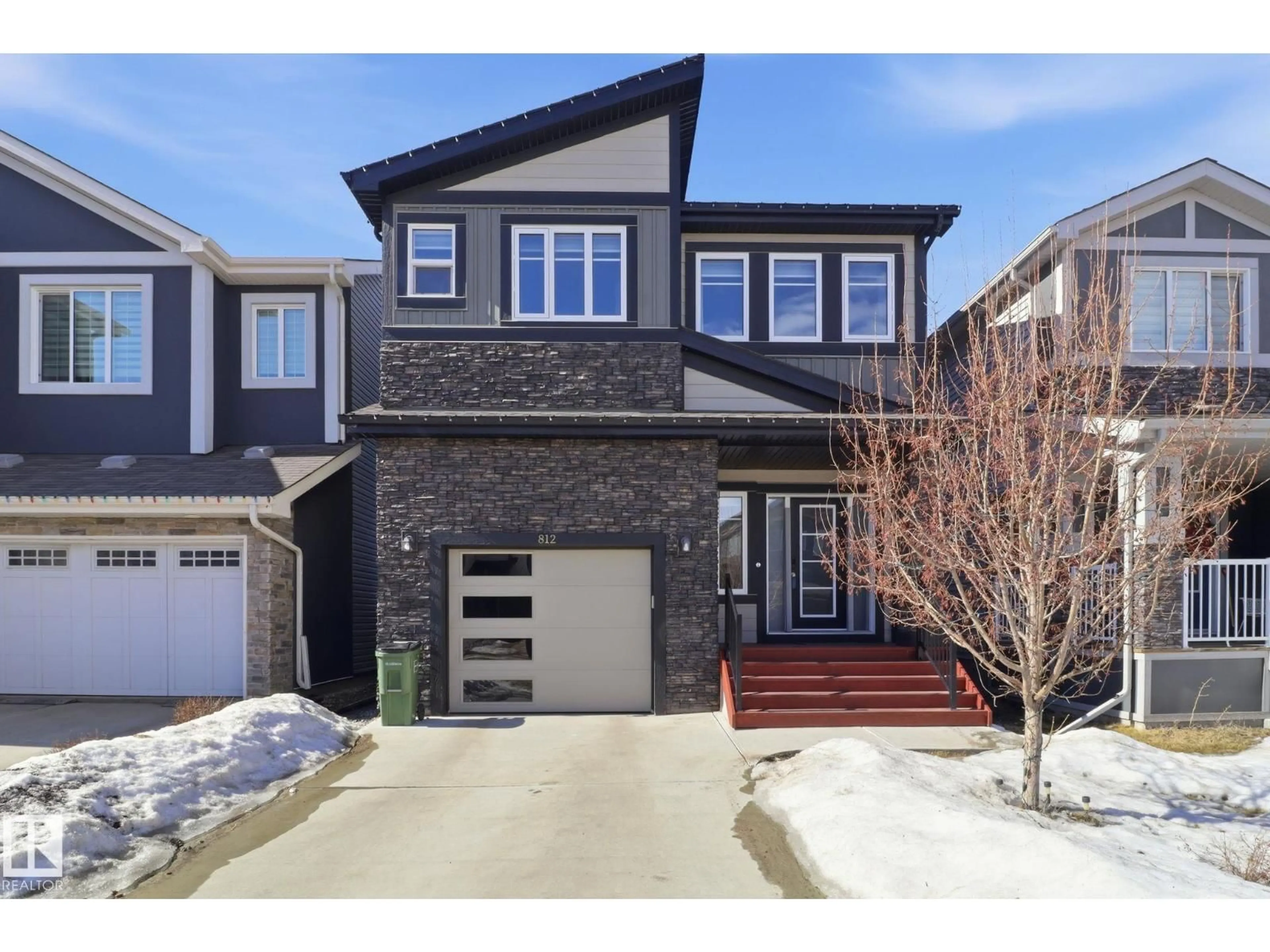 Home with brick exterior material, street for SW - 812 176 ST, Edmonton Alberta T6W2X3