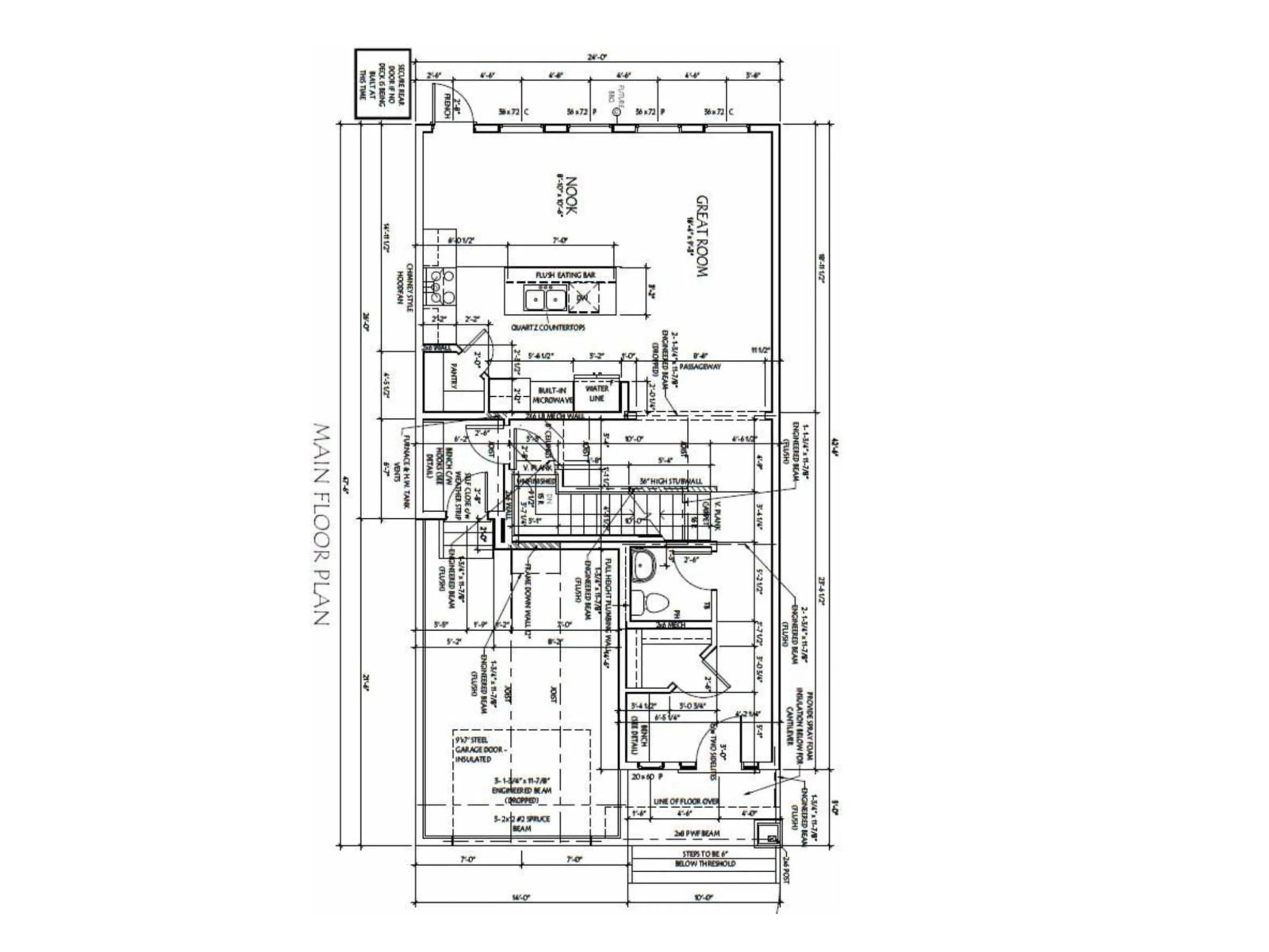 Floor plan for SW - 812 176 ST, Edmonton Alberta T6W2X3