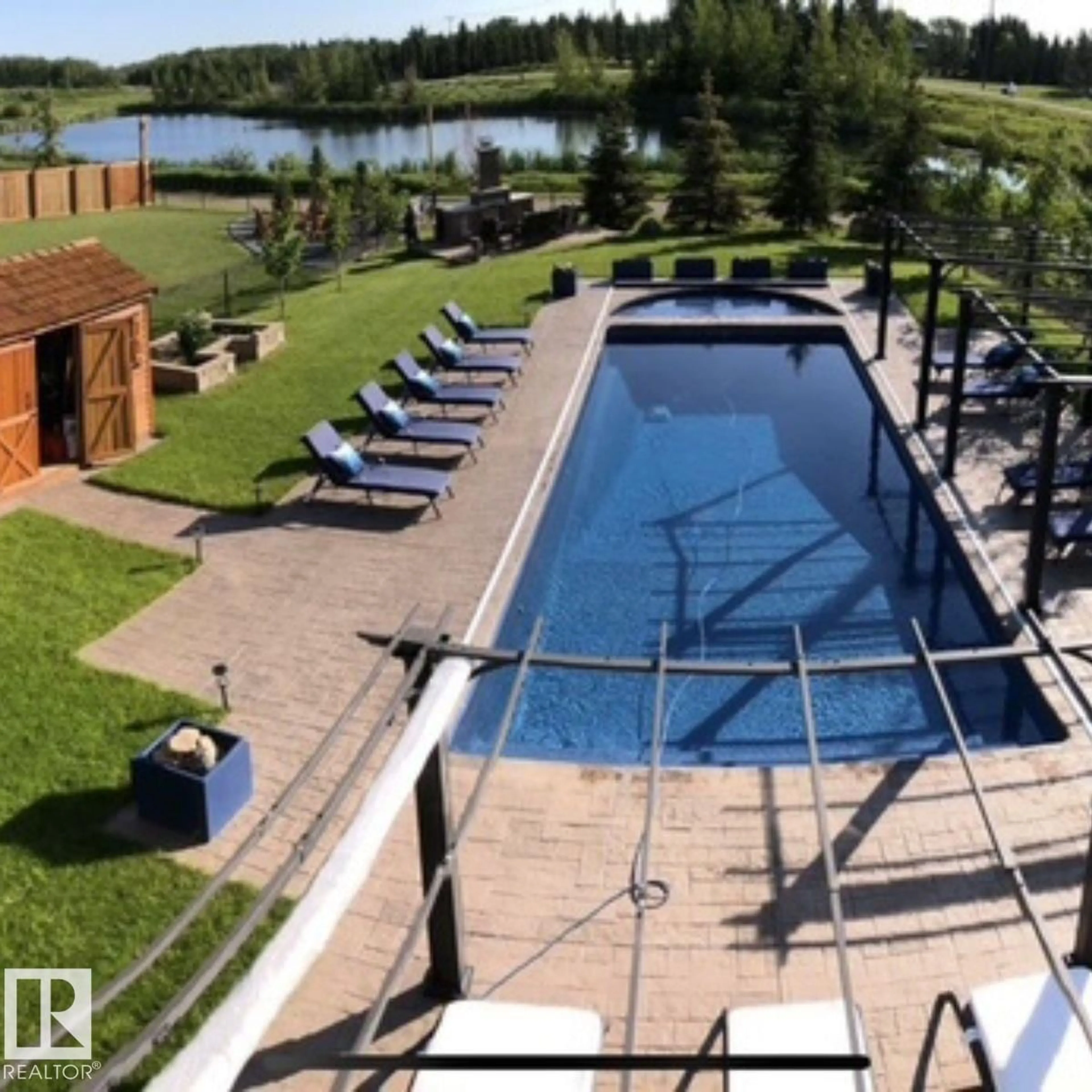 Pool for 13 - 52320 RGE ROAD 231, Rural Strathcona County Alberta T8B1A9