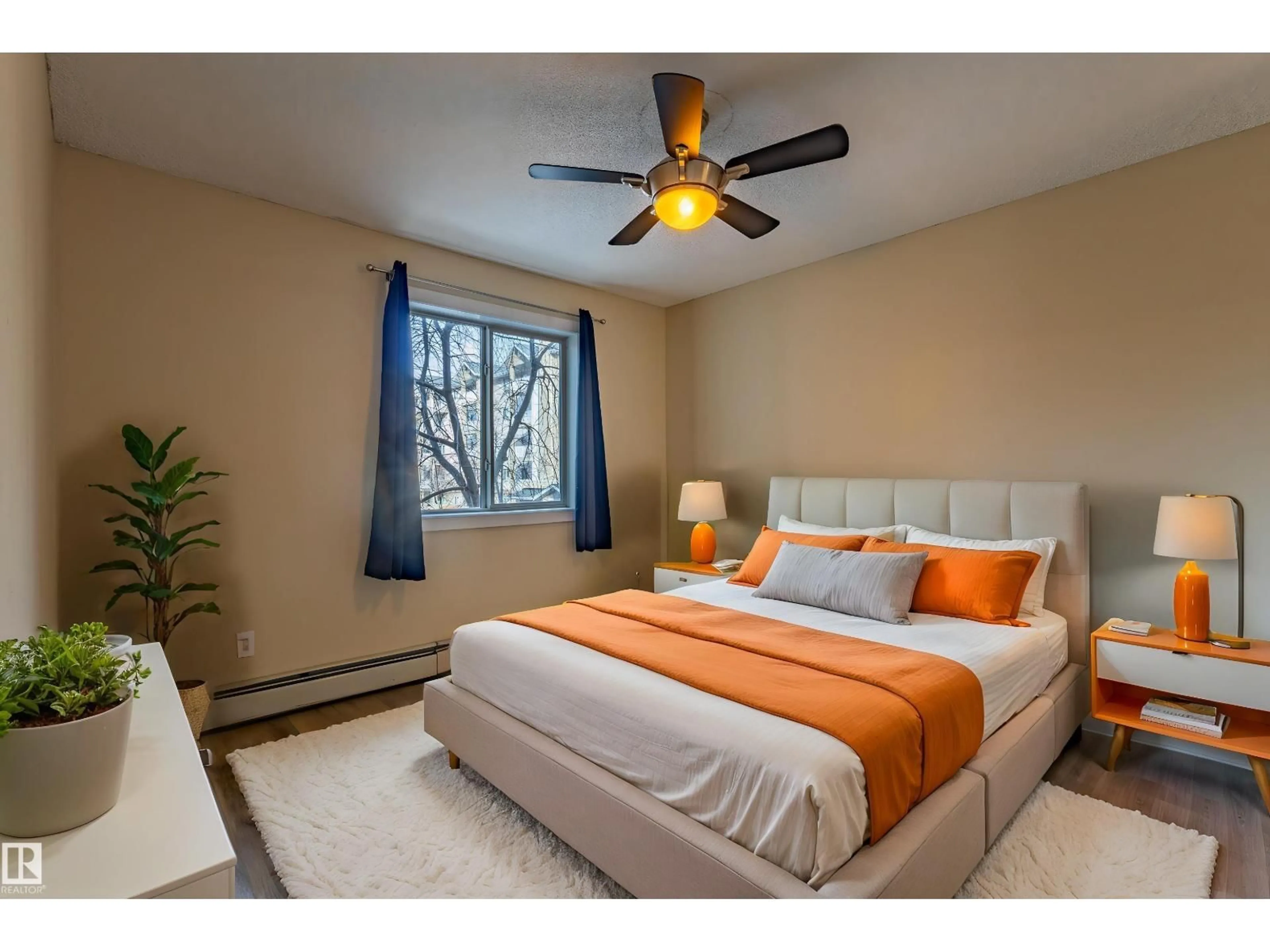 Bedroom with bed, unknown for #227 - 10535 122 ST, Edmonton Alberta T5N4B7