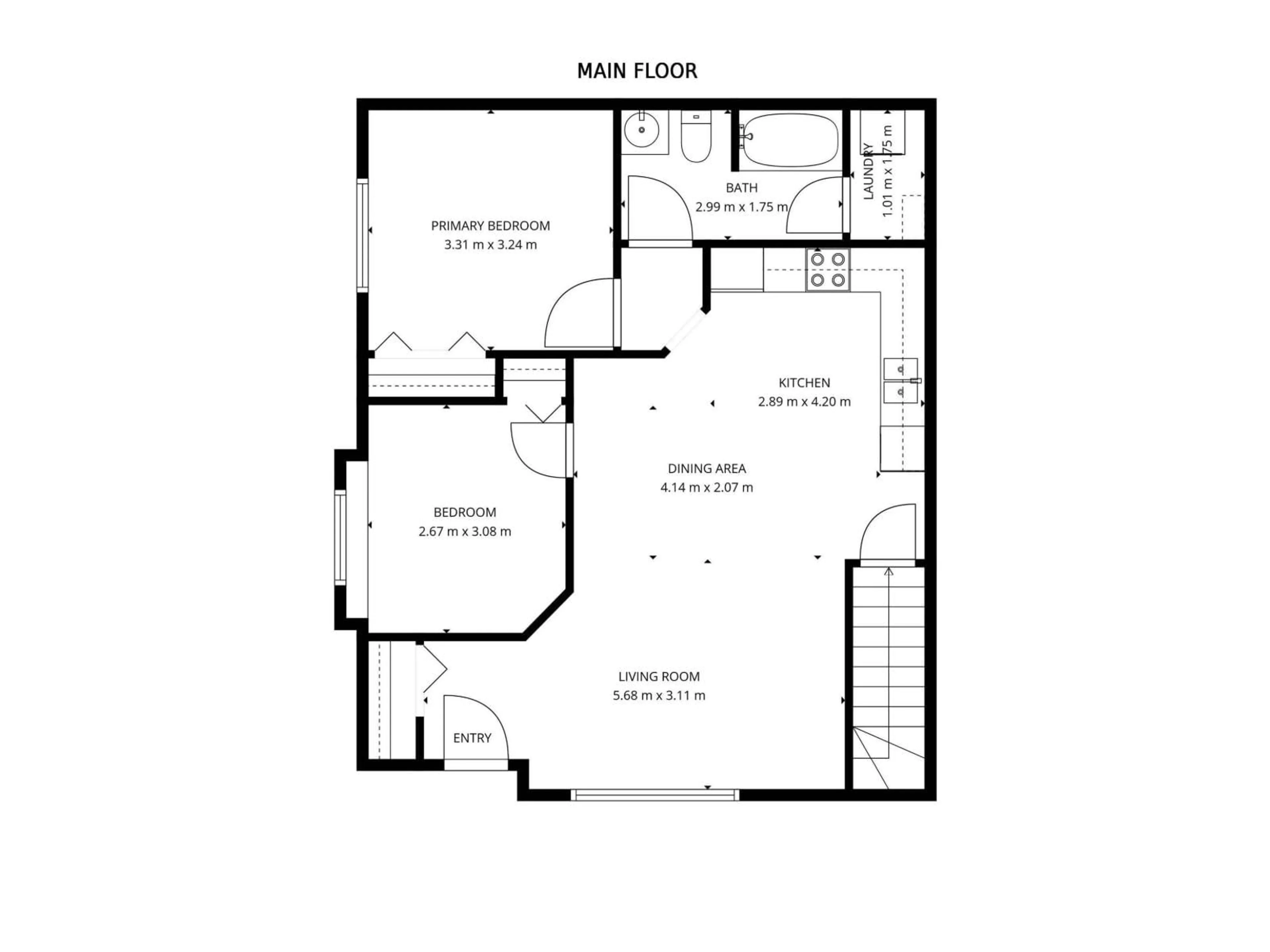 Floor plan for 16 604 62 ST SW, Edmonton Alberta T6X0K4