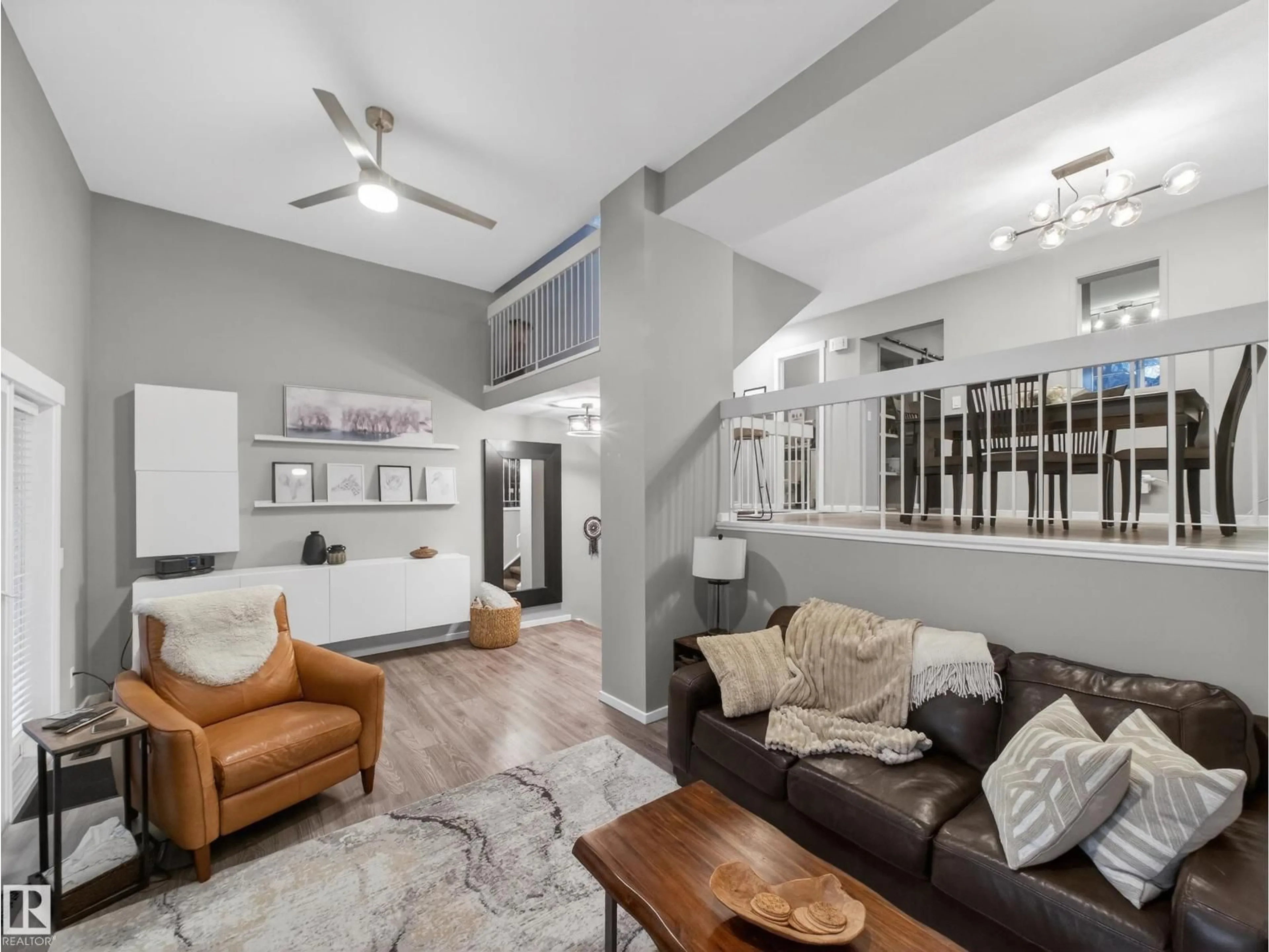 Living room with furniture, unknown for 21 GLAEWYN ES, St. Albert Alberta T8N2P1