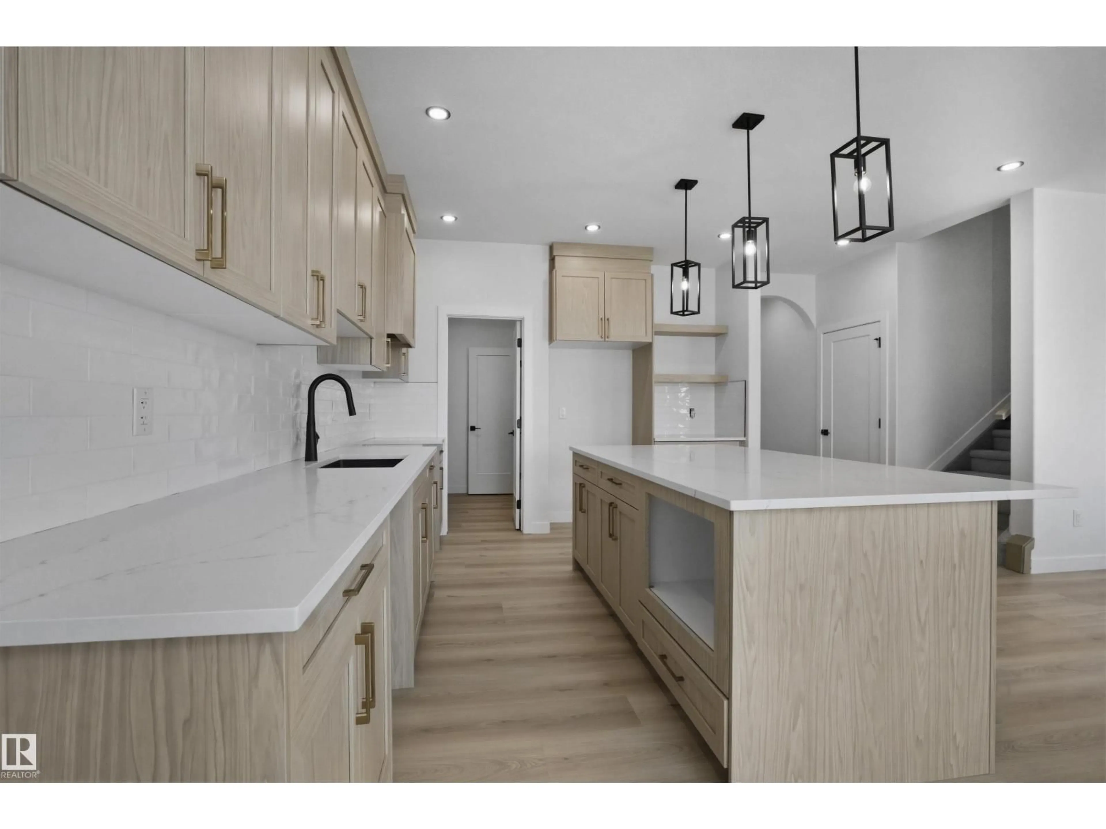 Open concept kitchen, unknown for 3304 CHICKADEE DR, Edmonton Alberta T5V1R5