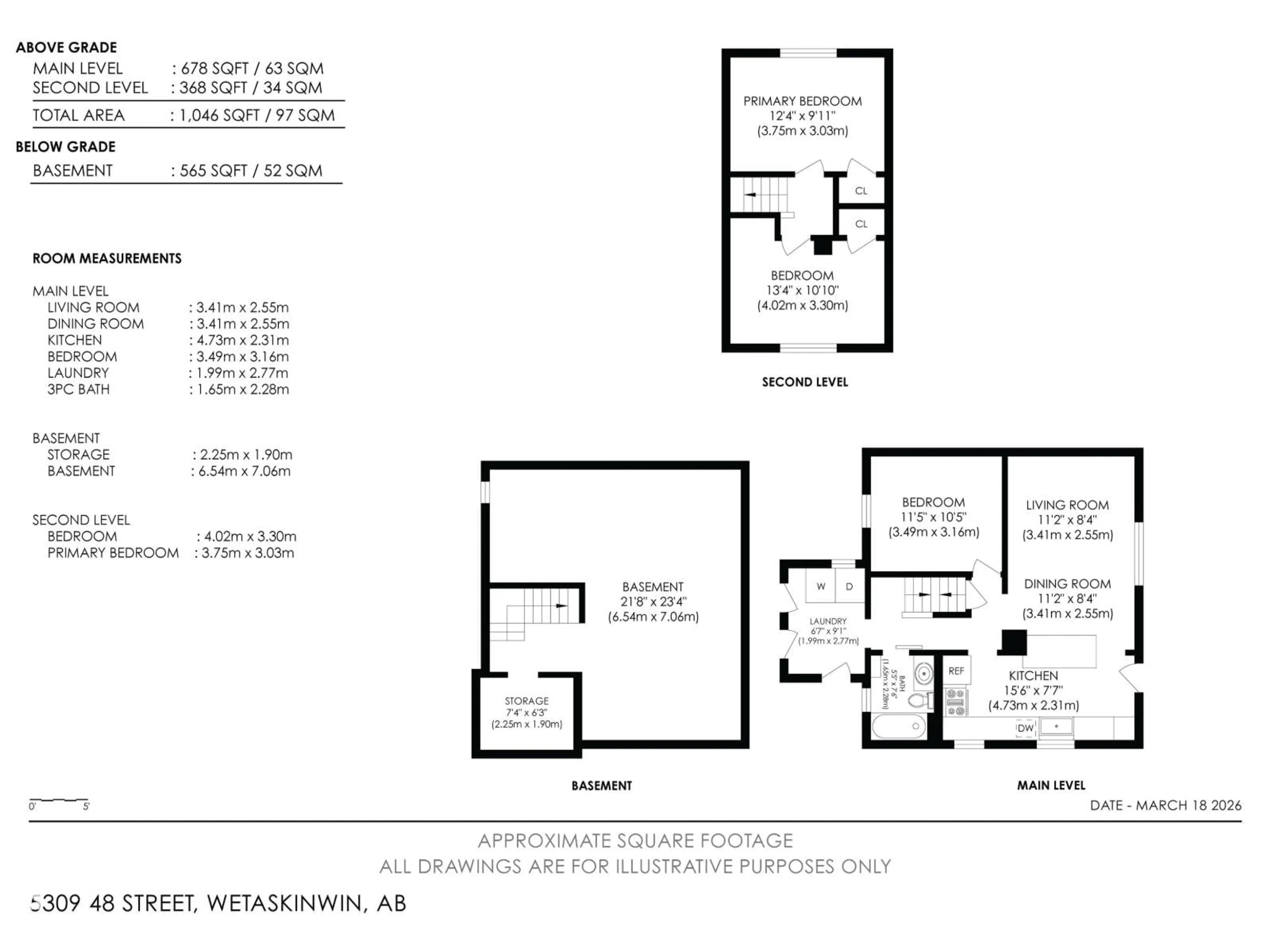 Floor plan for 5309 48 ST, Wetaskiwin Alberta T9A1G4
