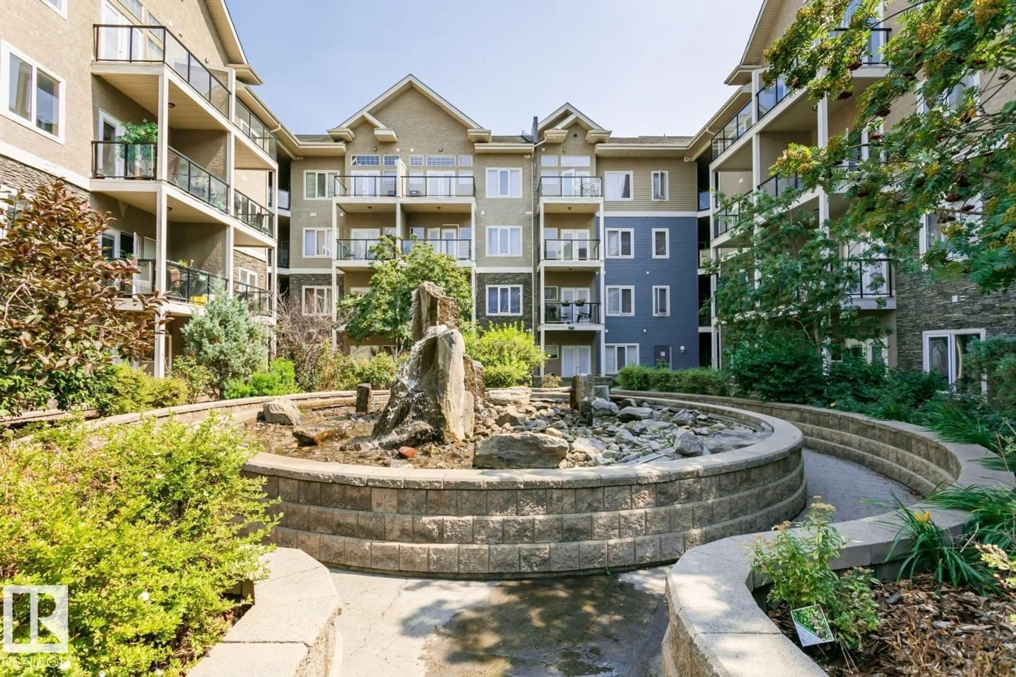 Patio, water/lake/river/ocean view for #145 - 10121 80 AV, Edmonton Alberta T6E0B9