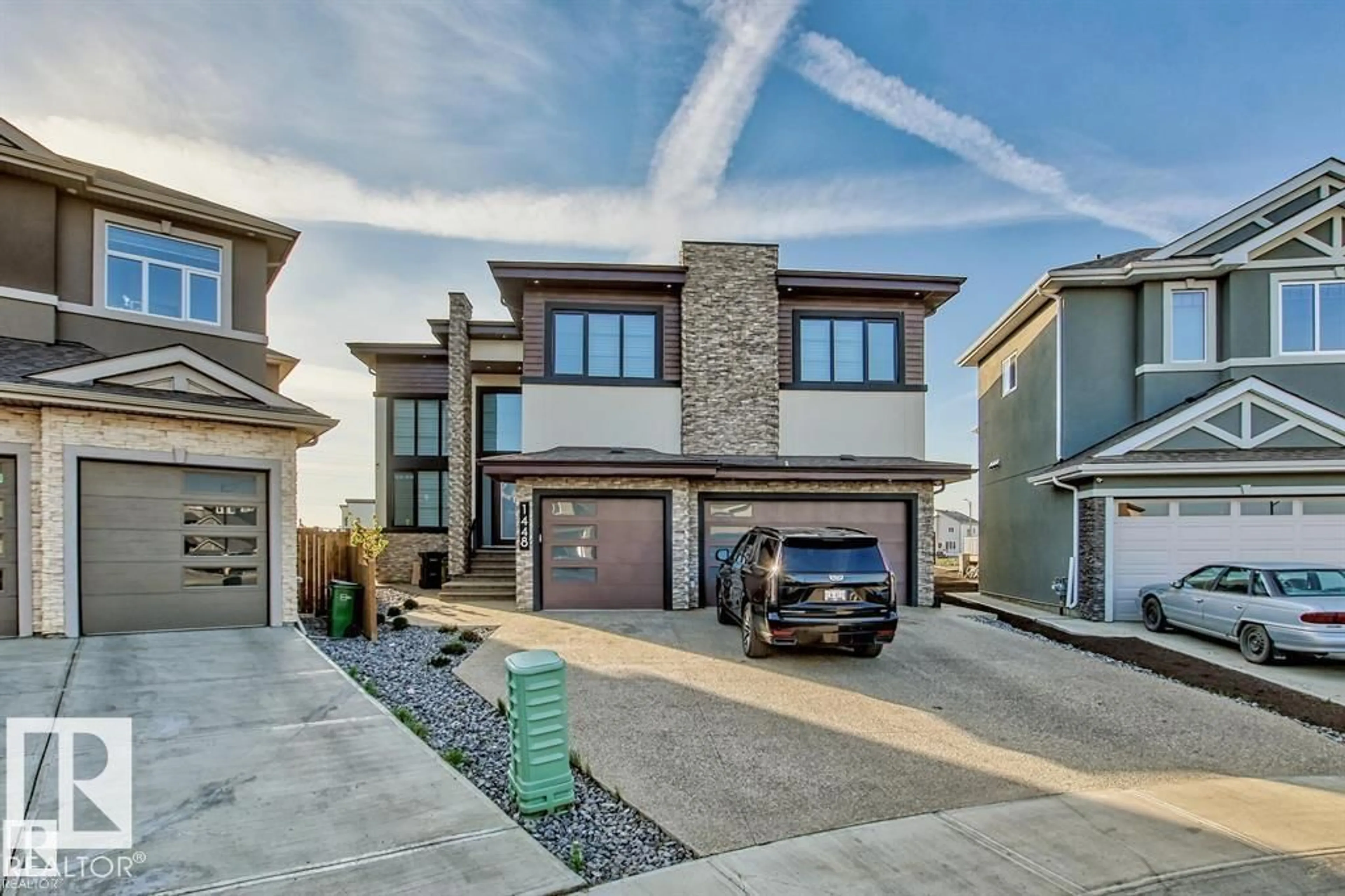 Home with brick exterior material, street for 1448 25 ST, Edmonton Alberta T6T2K7