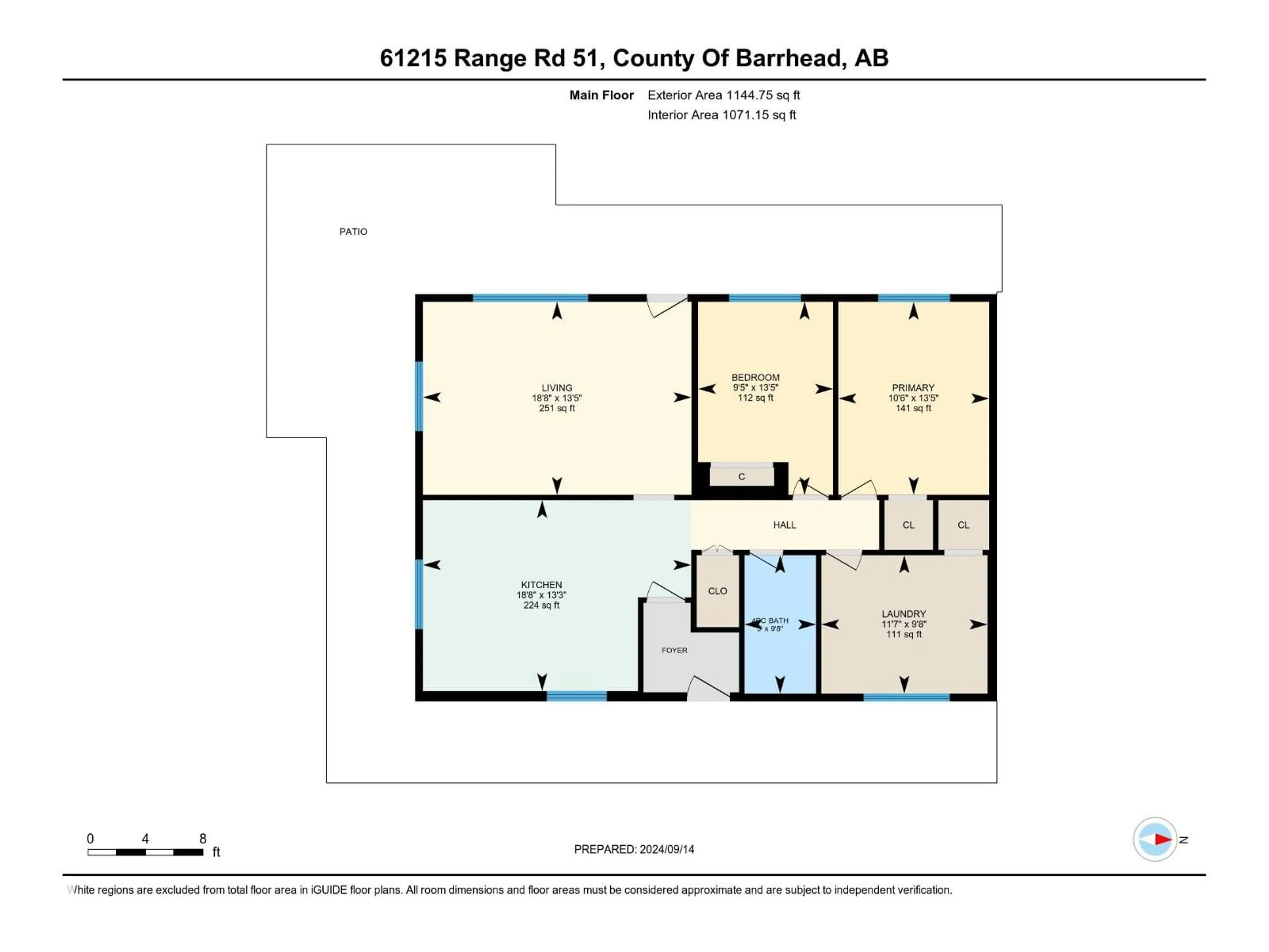 Floor plan for 33 HIGHWAY, Rural Barrhead County Alberta T7N1N2