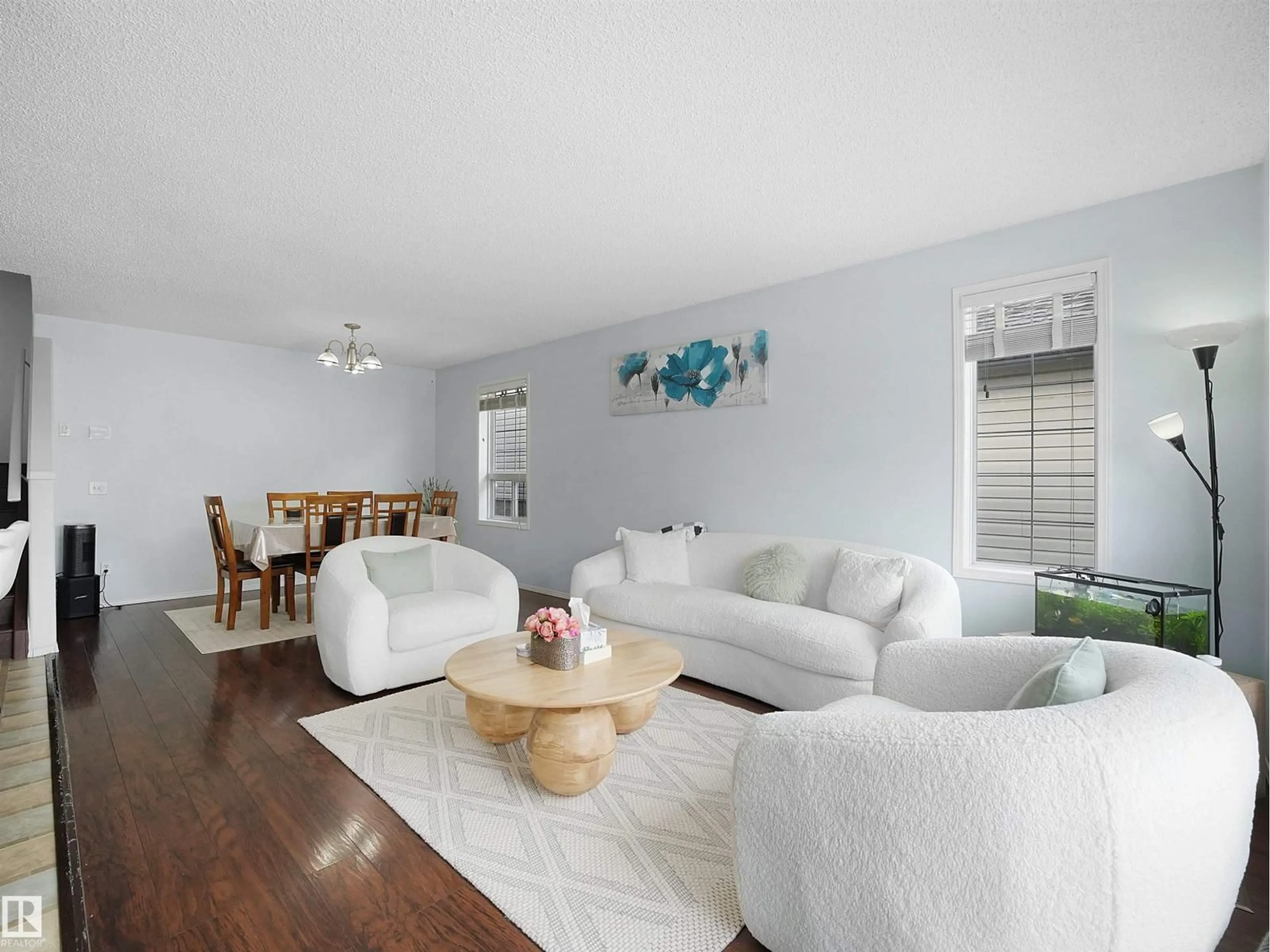 Living room with furniture, unknown for 13040 34 ST, Edmonton Alberta T5A5G7