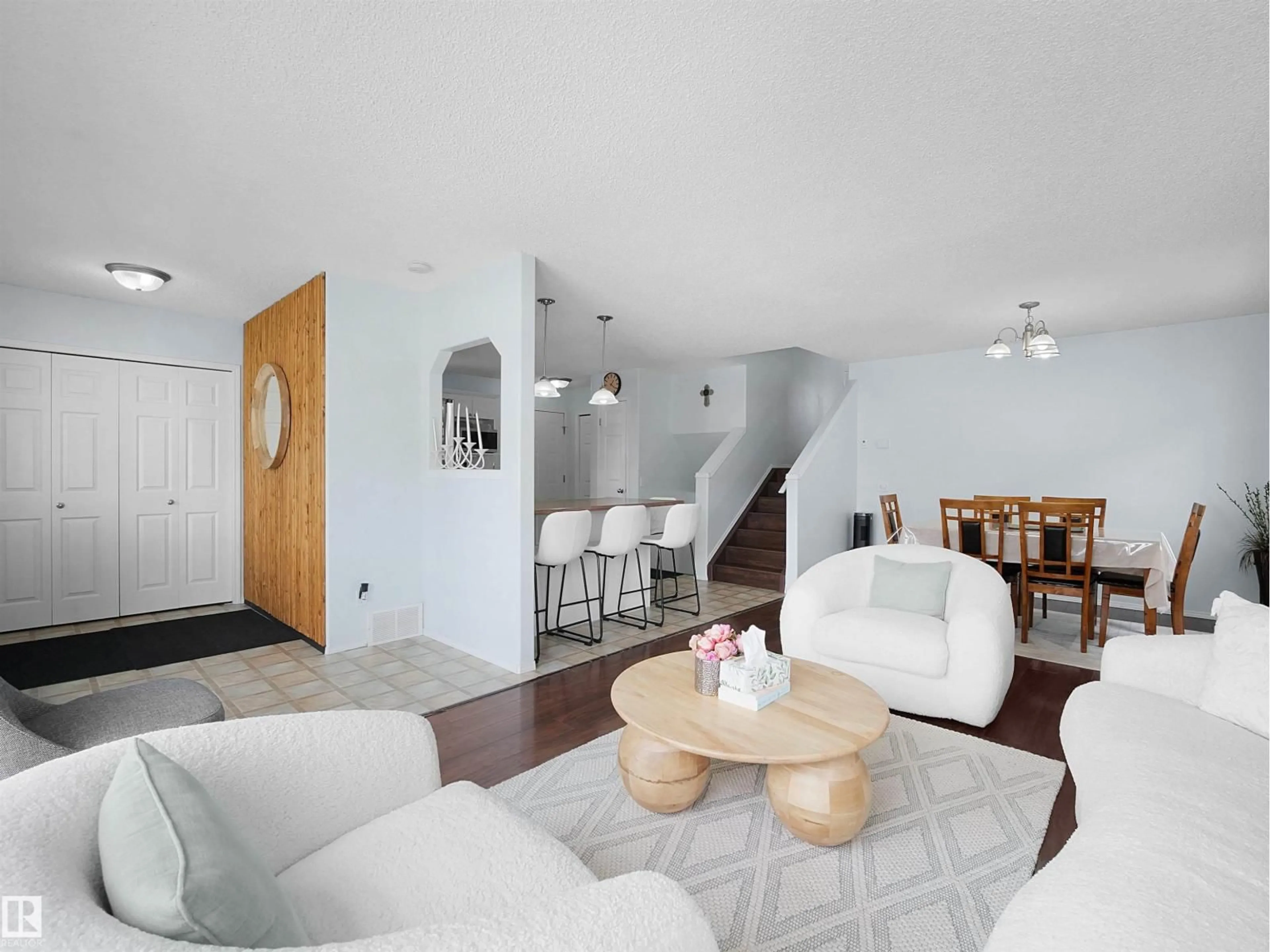 Living room with furniture, unknown for 13040 34 ST, Edmonton Alberta T5A5G7