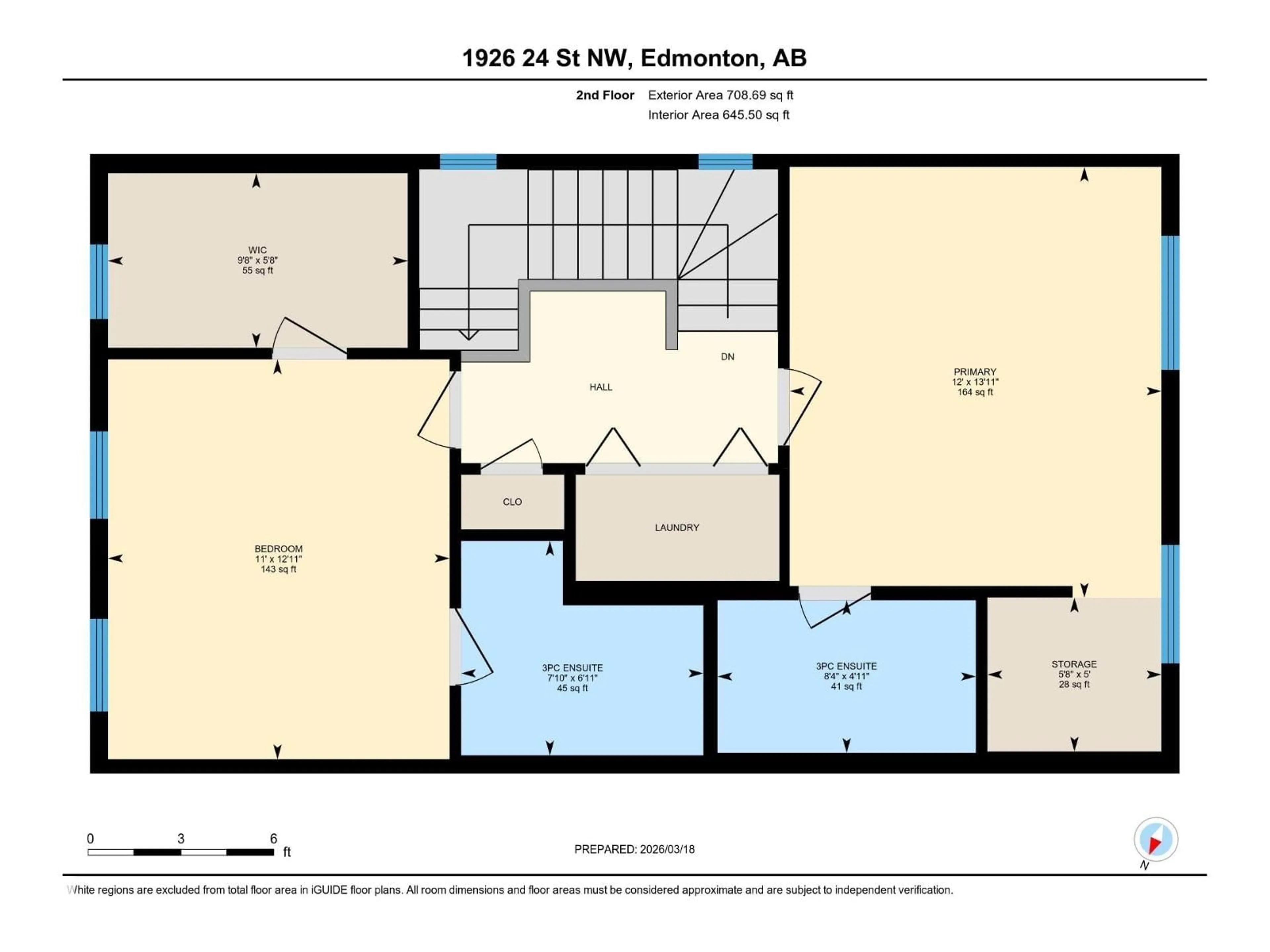 Floor plan for NW - 1926 24 ST, Edmonton Alberta T6T2C9
