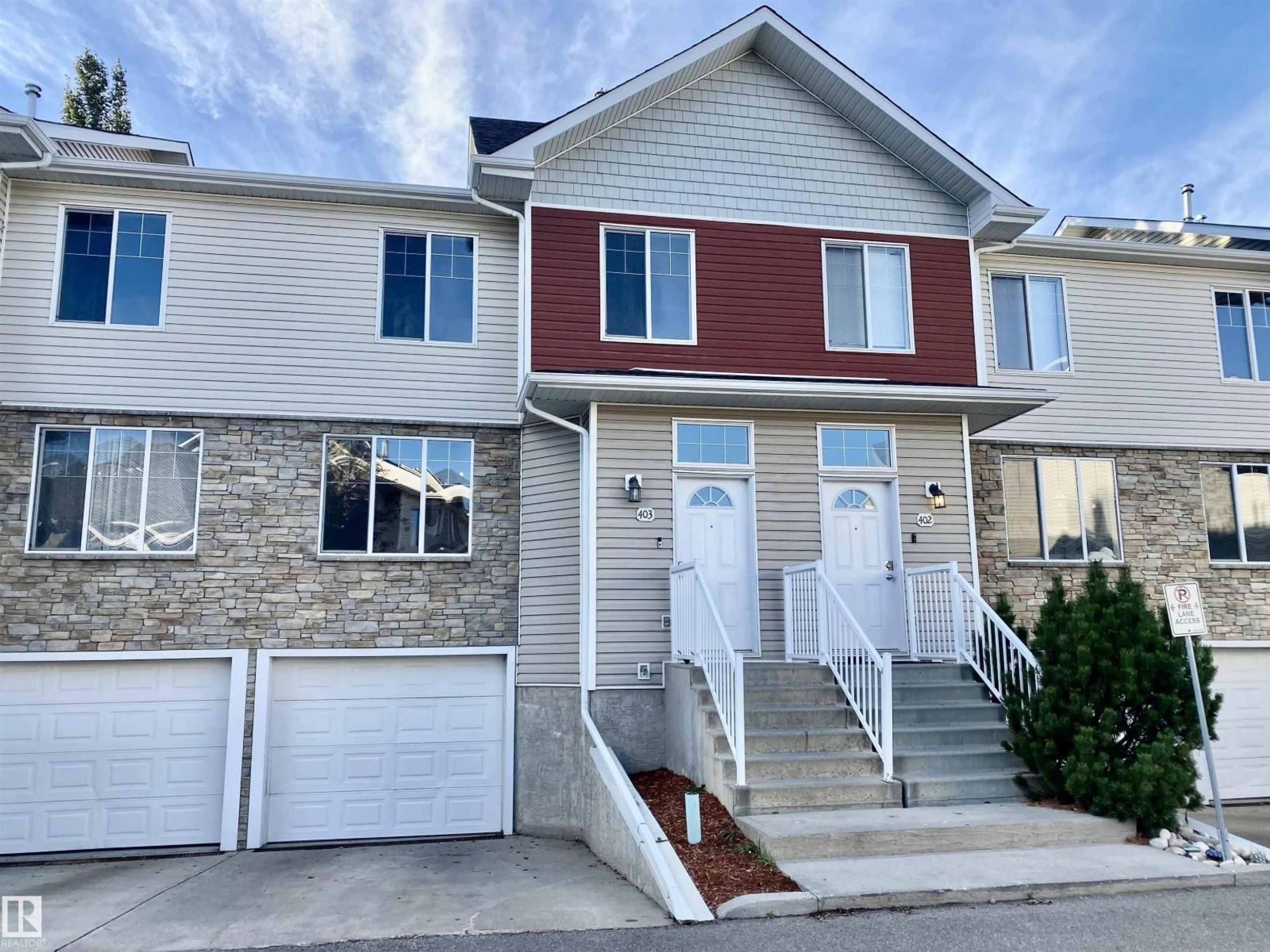 Home with vinyl exterior material, street for #403 - 178 BRIDGEPORT BV, Leduc Alberta T9E8S8