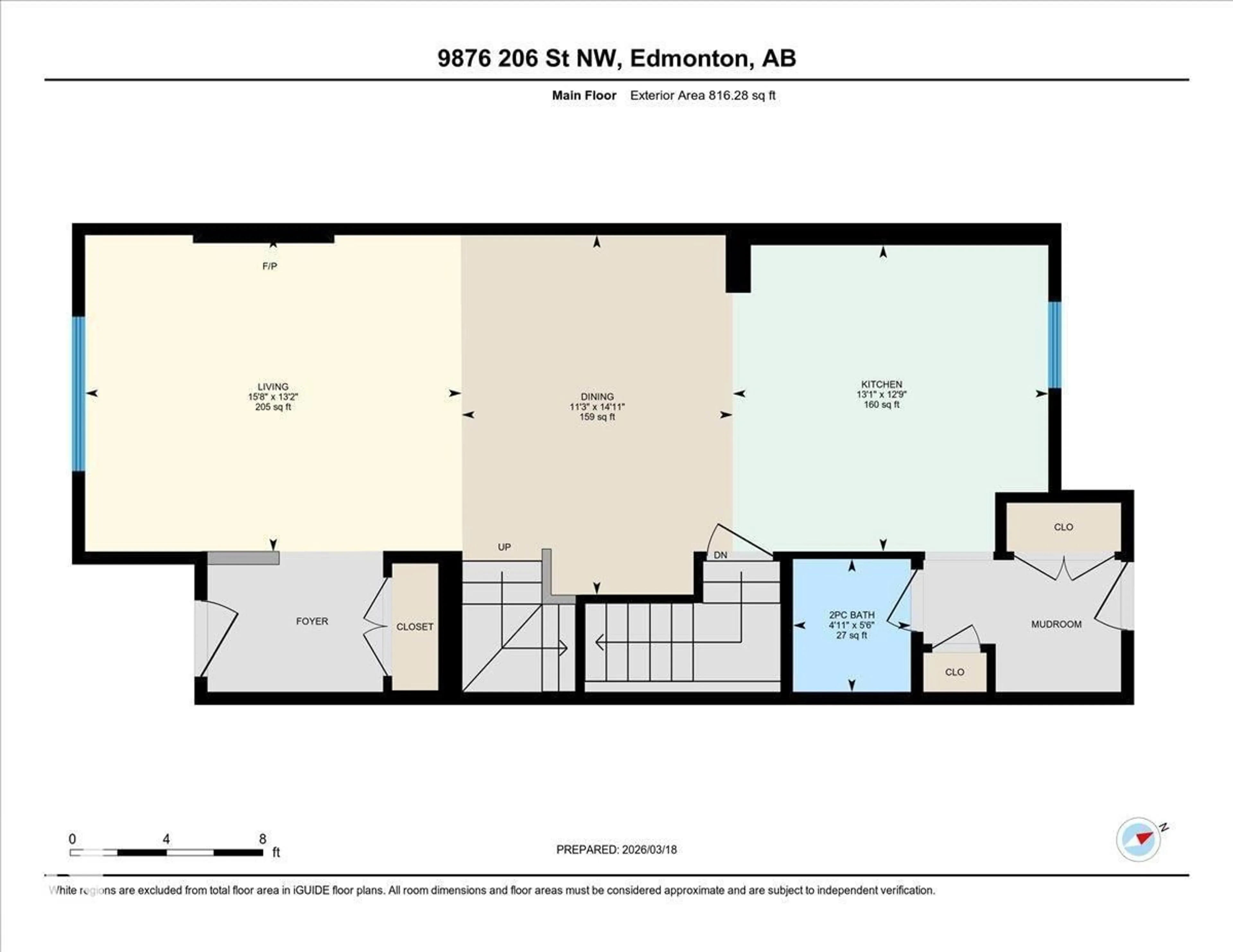 Floor plan for NW - 9876 206 ST, Edmonton Alberta T5T7L5