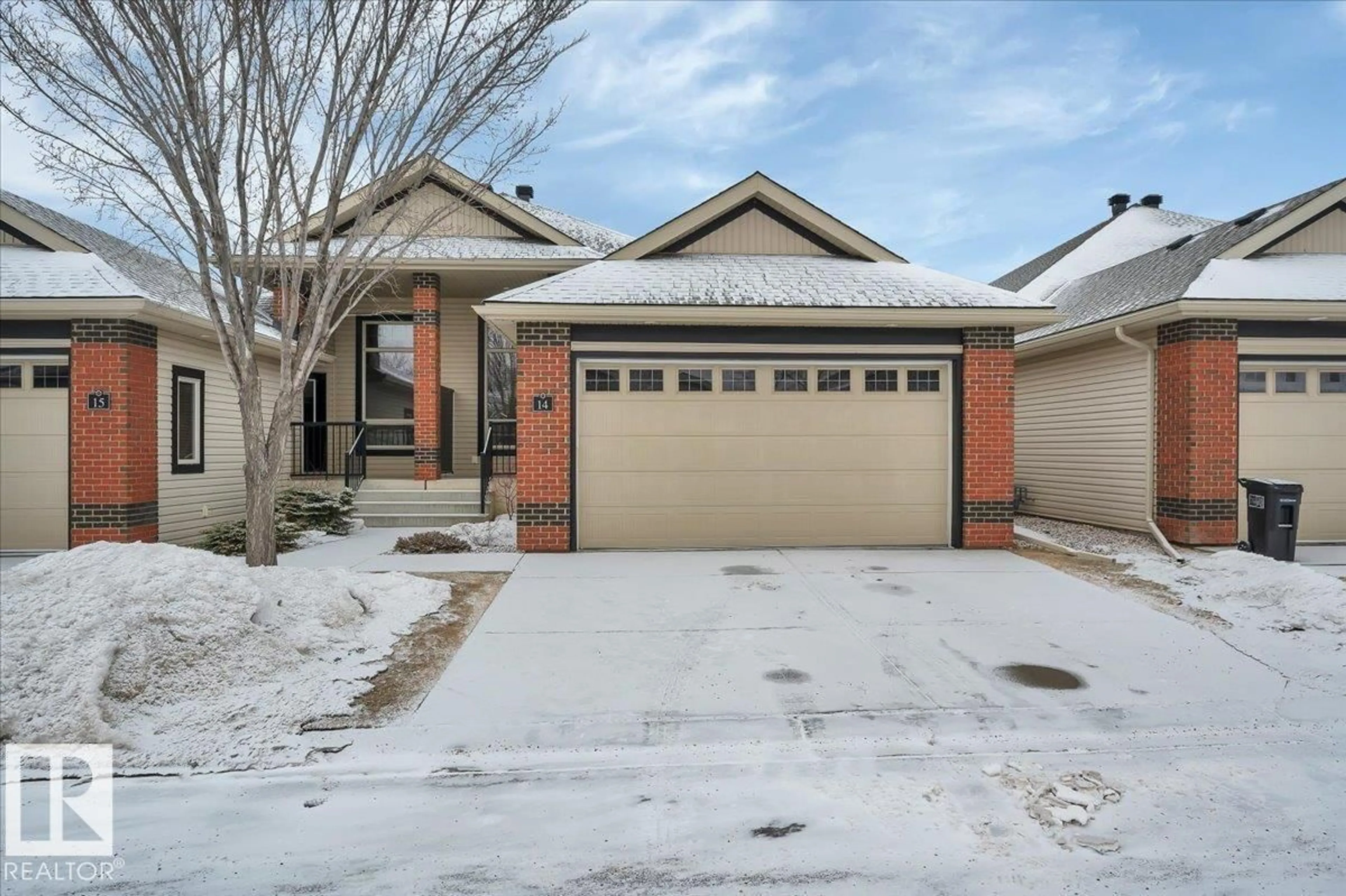 Home with brick exterior material, street for 14 - 841 156 ST, Edmonton Alberta T6R0B3