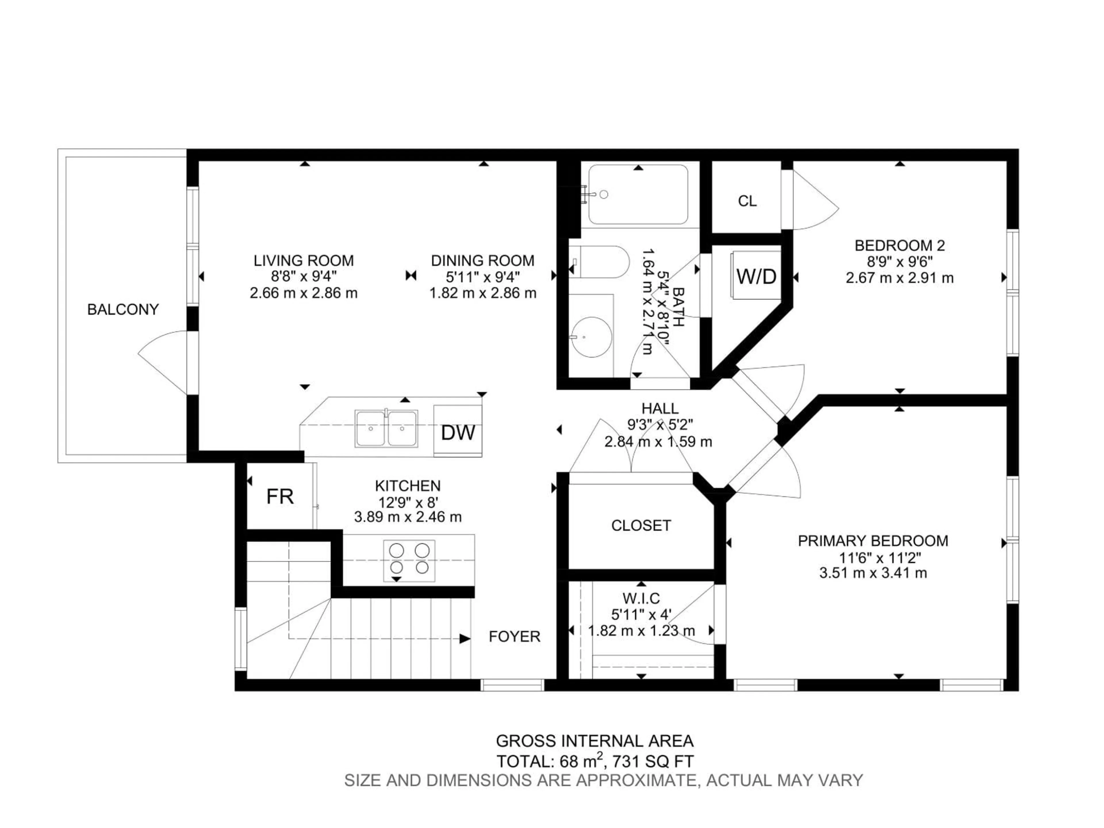 Floor plan for 1530 - 10 TAMARACK BV, Edmonton Alberta T6T2E6