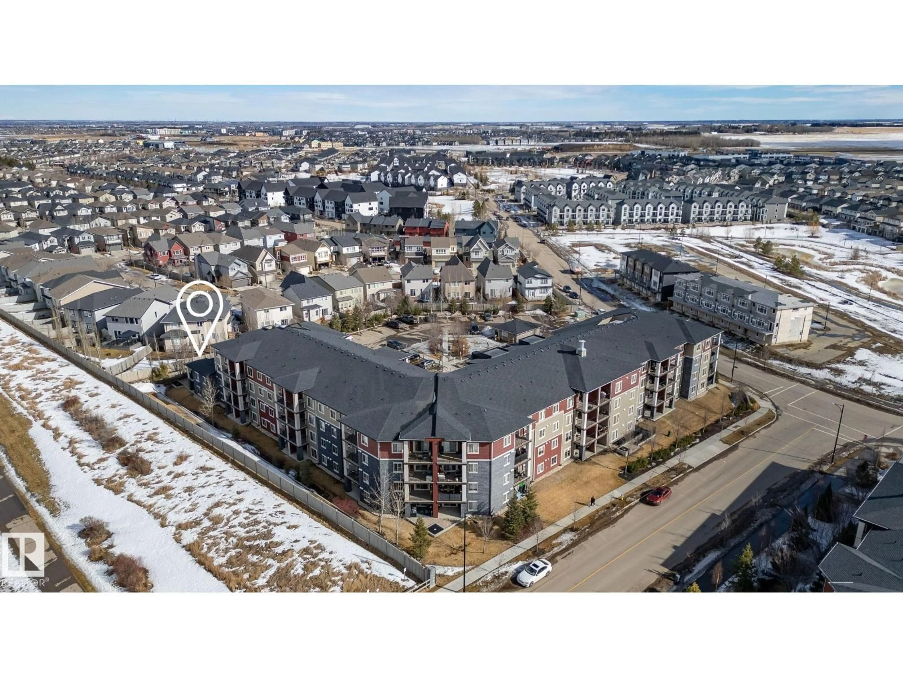 A pic from outside/outdoor area/front of a property/back of a property/a pic from drone, unknown for 5370 - 227 CHAPPELLE RD, Edmonton Alberta T6W3L5
