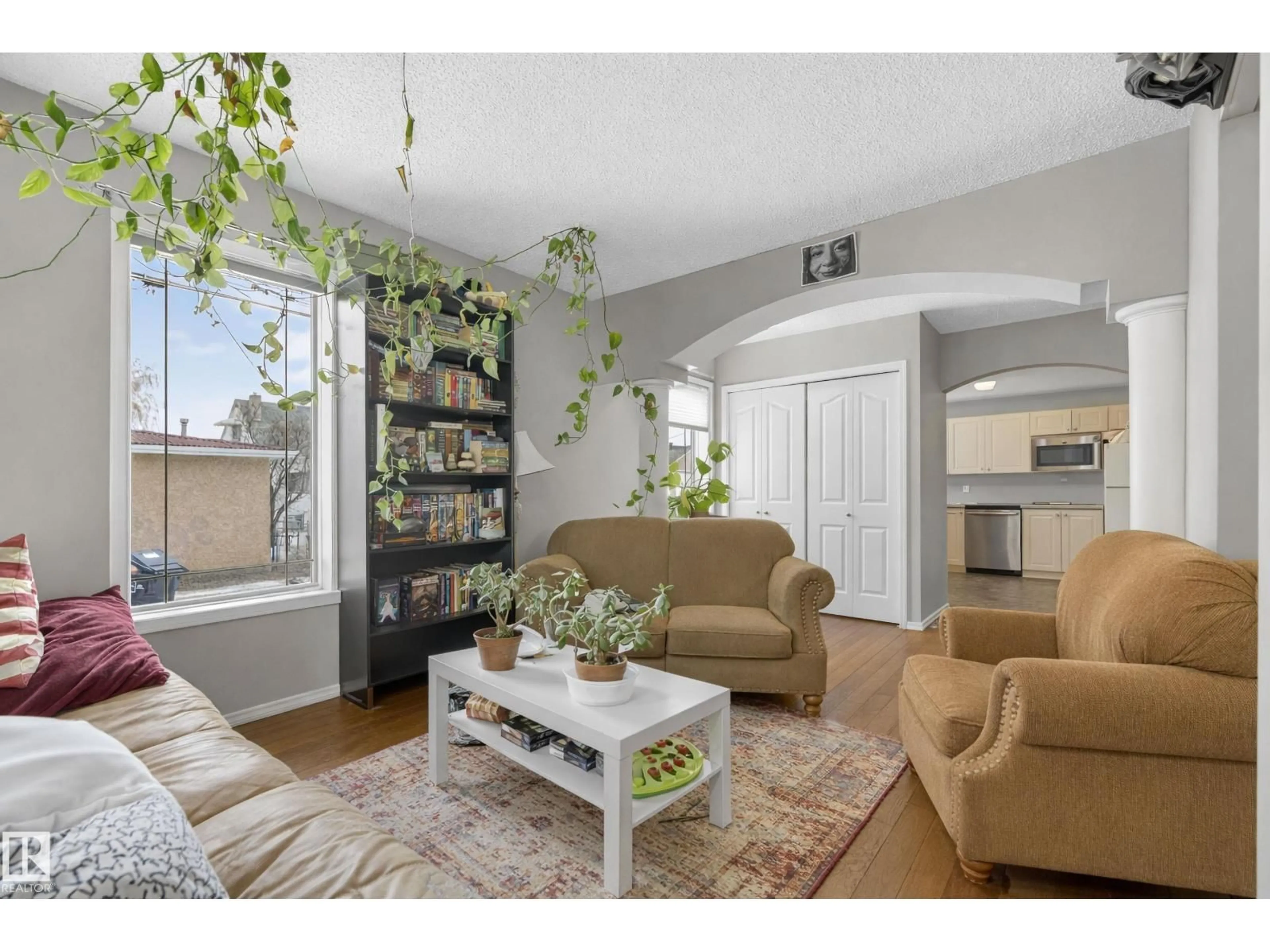 Living room with furniture, unknown for 8109 85 ST, Edmonton Alberta T6C4S3