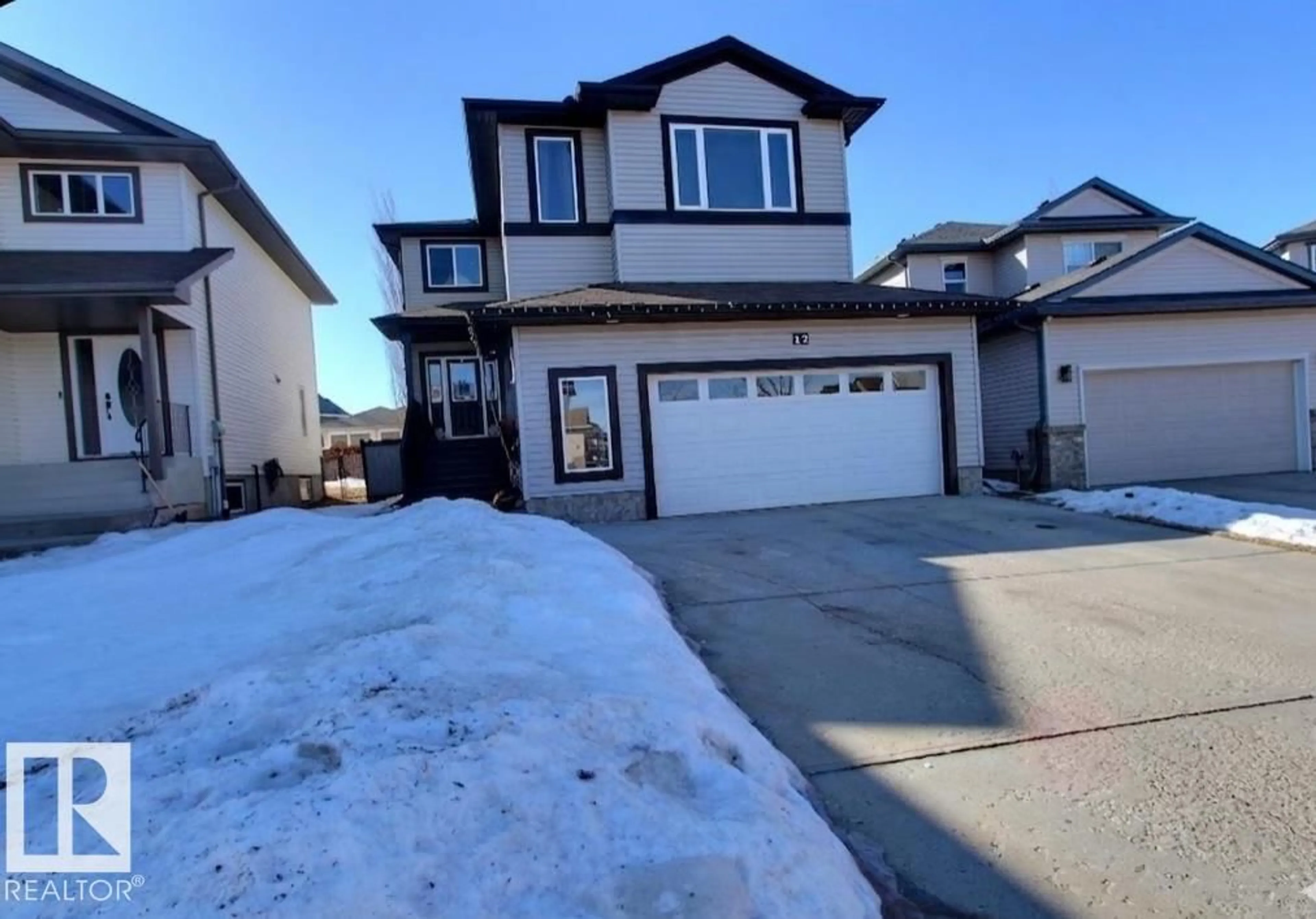 A pic from outside/outdoor area/front of a property/back of a property/a pic from drone, street for 12 BIRCHMONT CR, Leduc Alberta T9E8S3