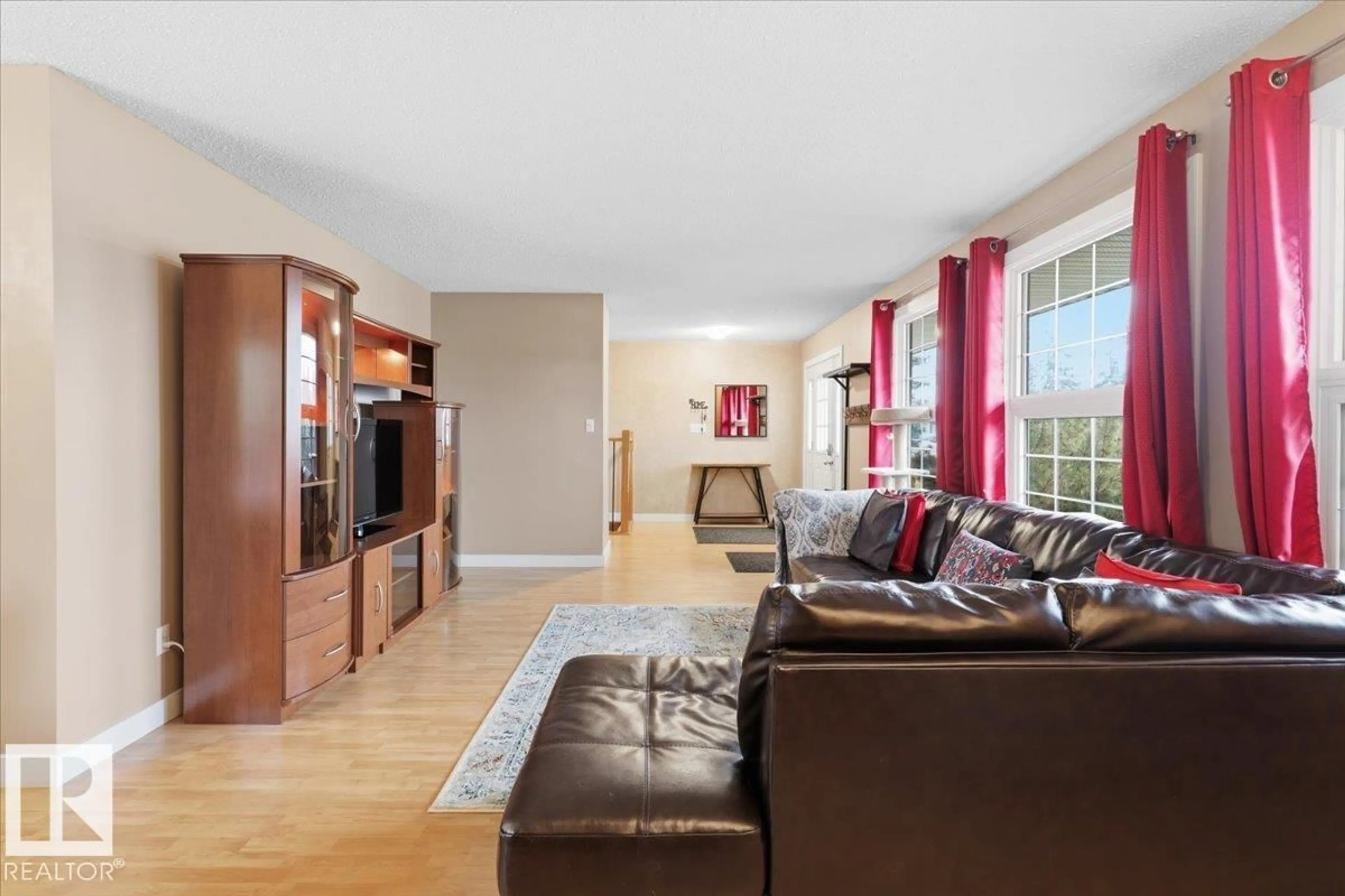 Living room with furniture, unknown for 4312 37 AV, Leduc Alberta T9E5Z9