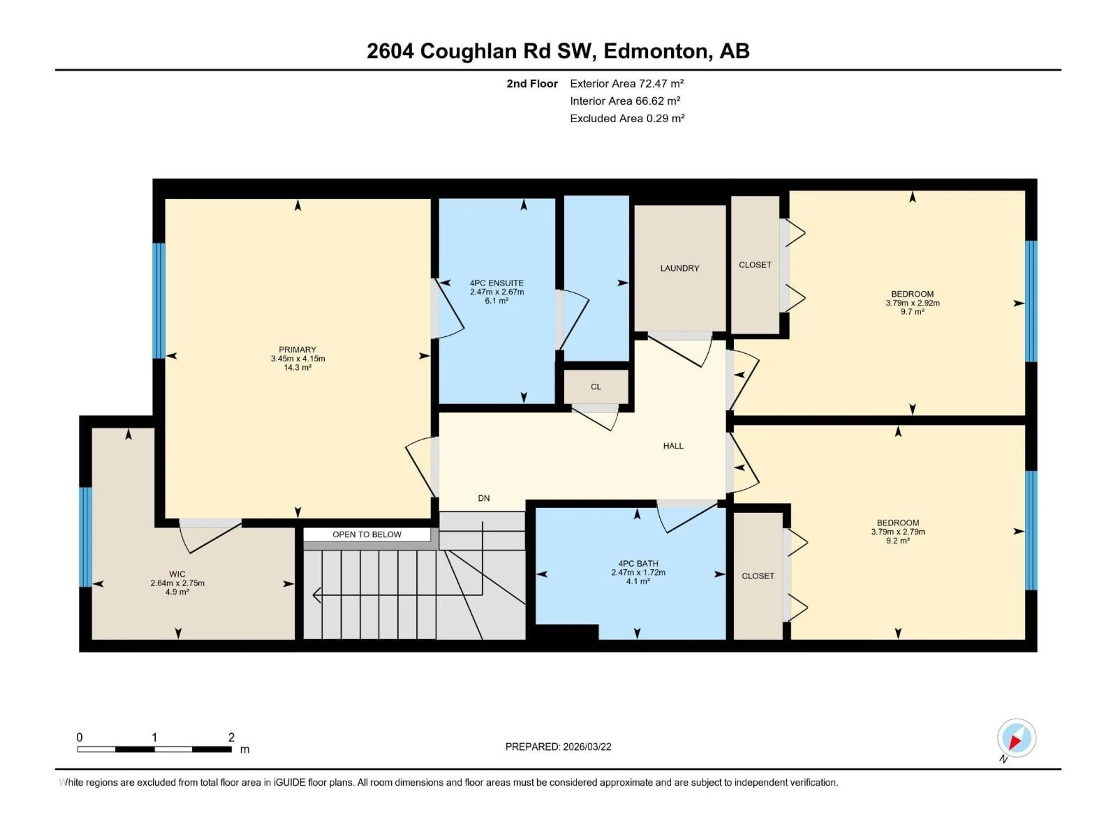 Floor plan for 2604 COUGHLAN RD, Edmonton Alberta T6W3S1