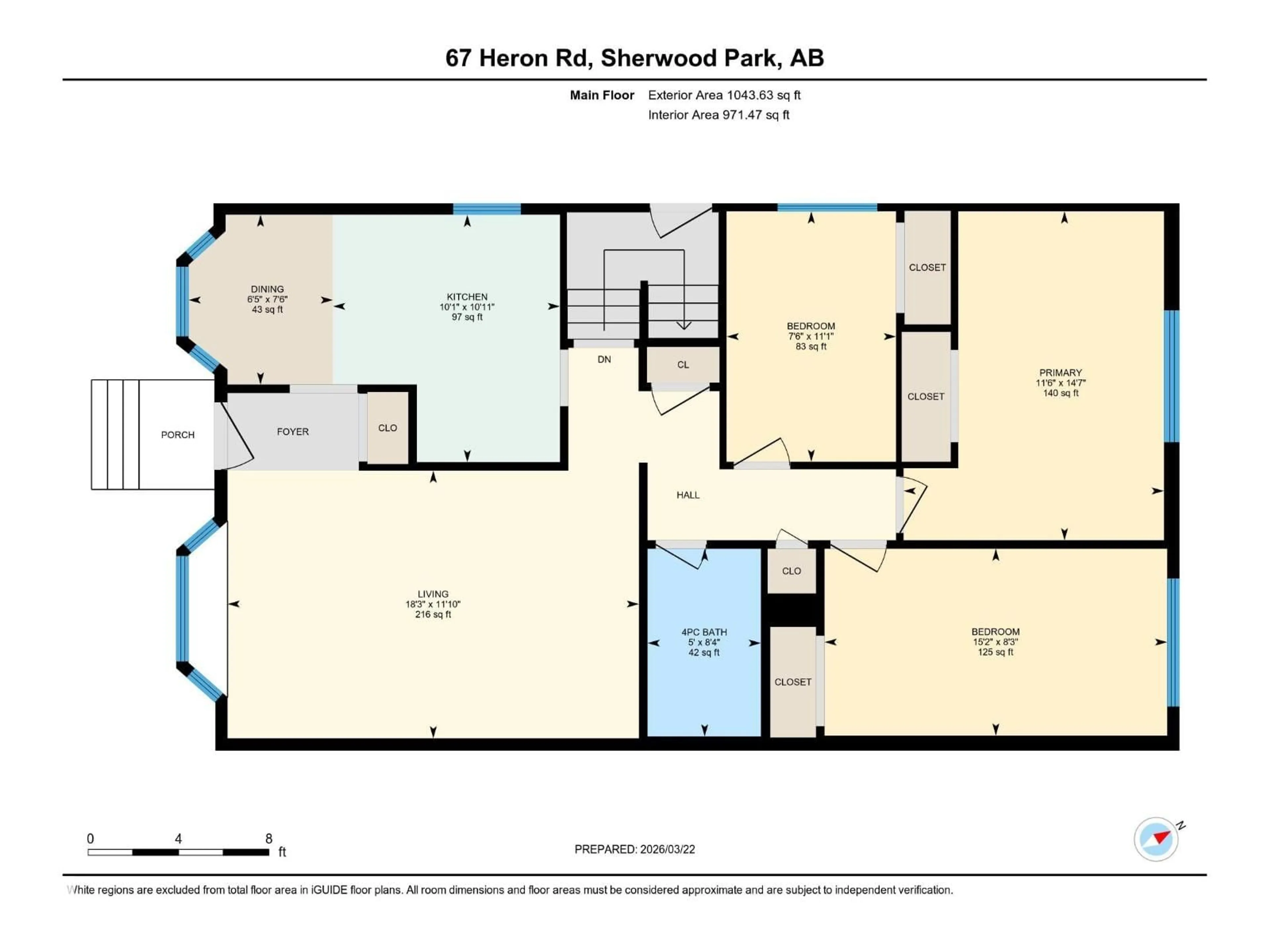 Floor plan for 67 HERON RD, Sherwood Park Alberta T8H0H1