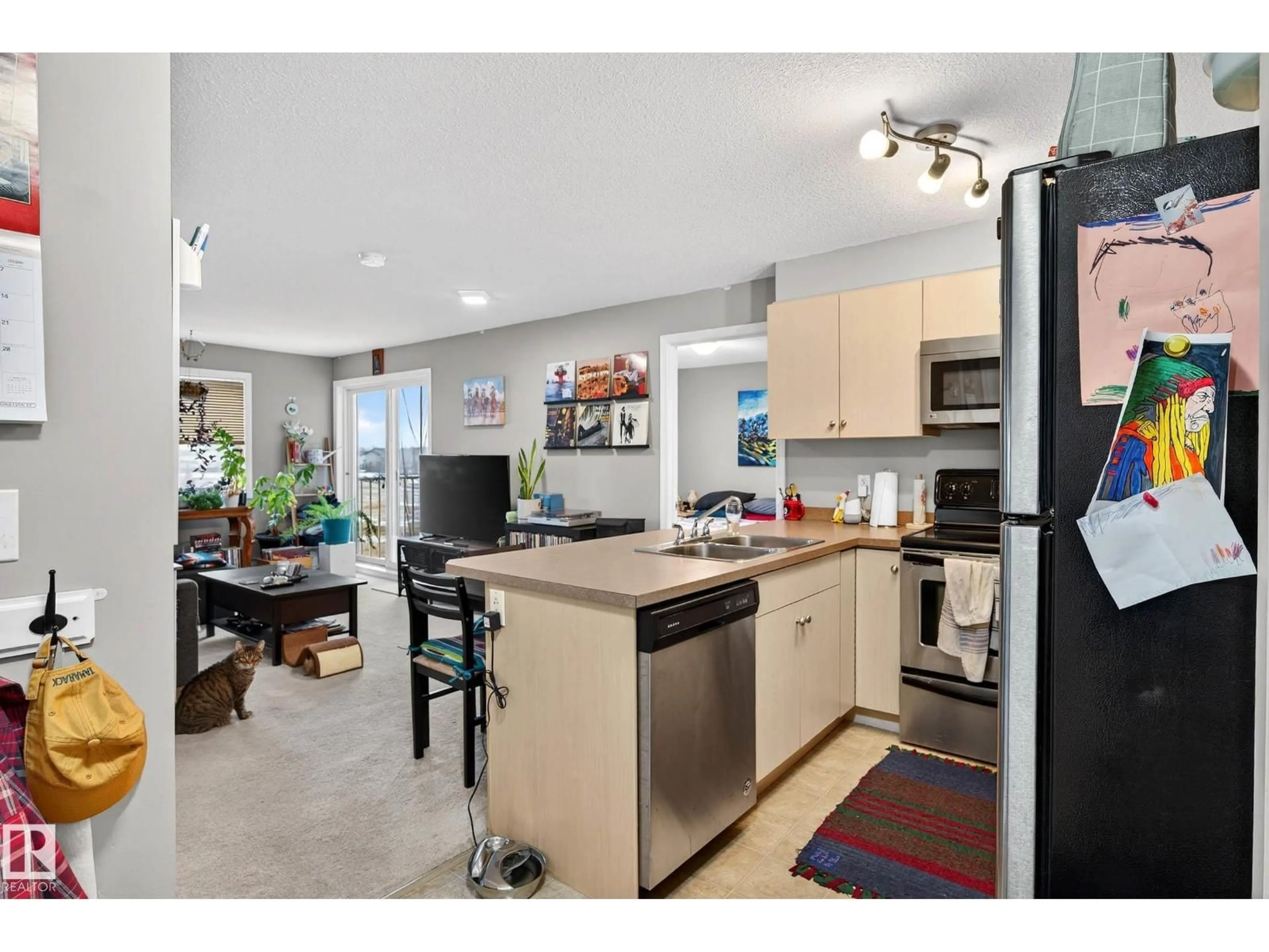 Open concept kitchen, unknown for 209 - 4309 33 ST, Stony Plain Alberta T7Z0C4