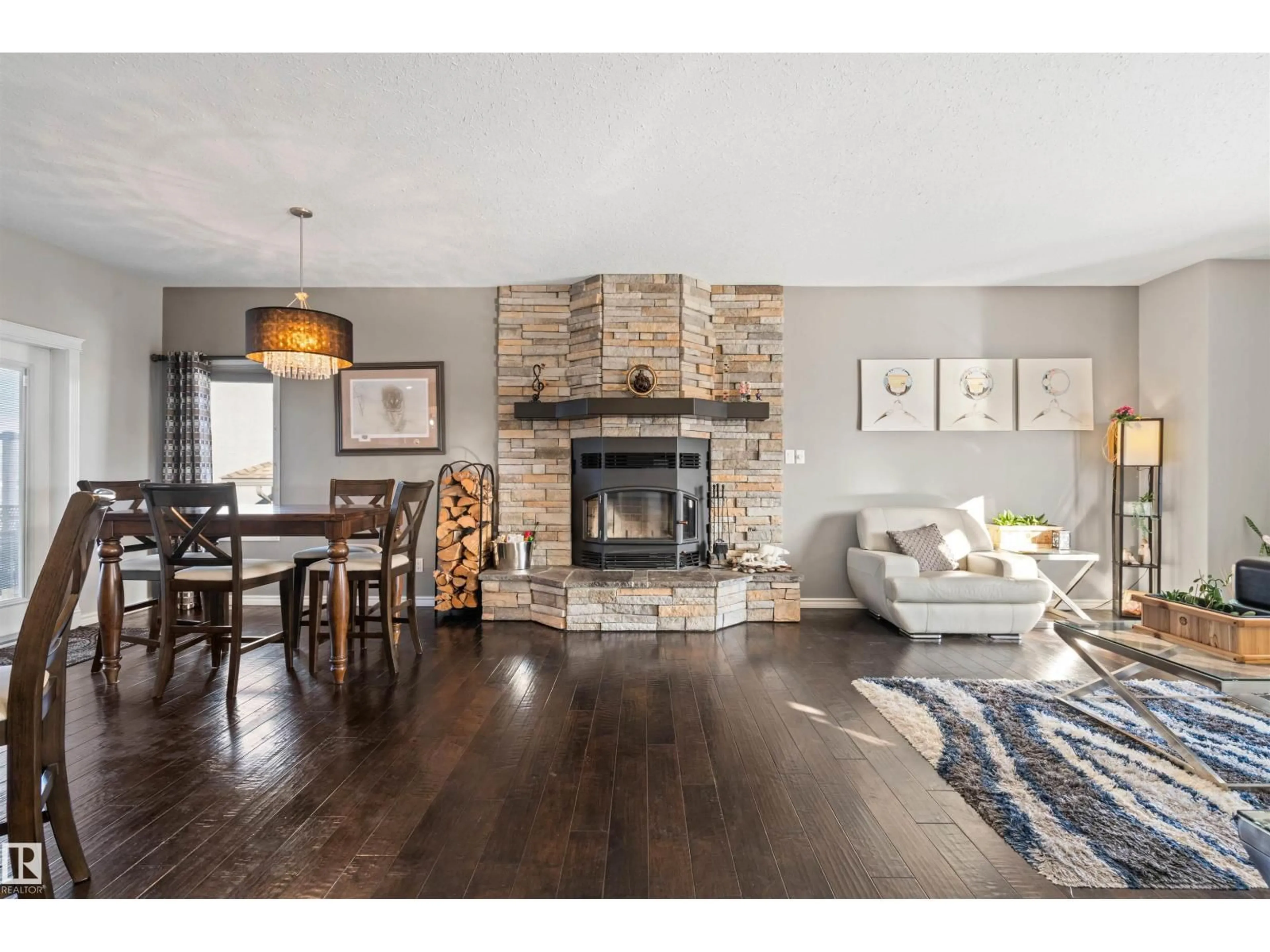 Open concept kitchen, wood/laminate floor for 2011 7 AV, Cold Lake Alberta T9M2B7