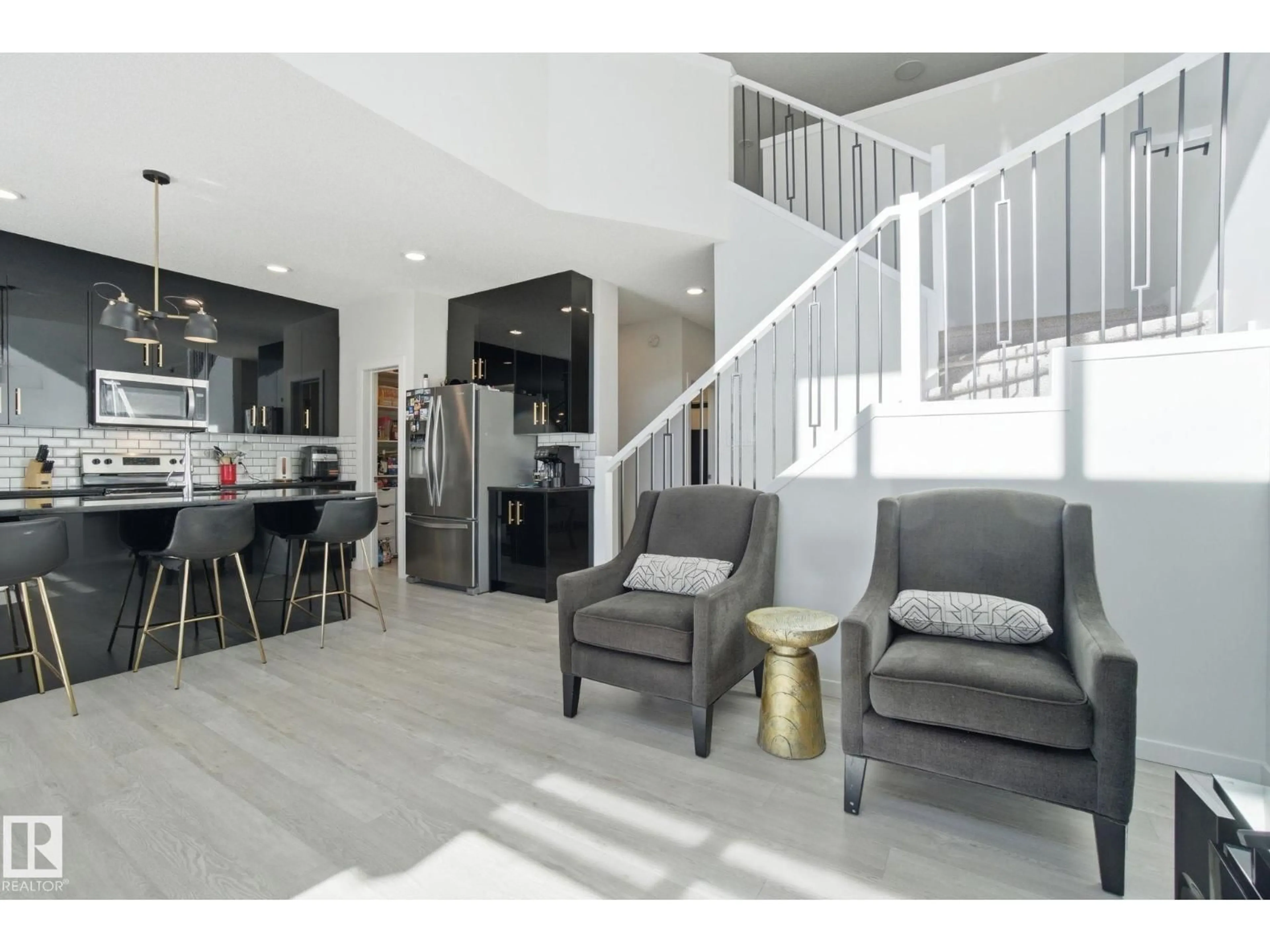 Open concept kitchen, unknown for SW - 15851 22 AV, Edmonton Alberta T6W4K9