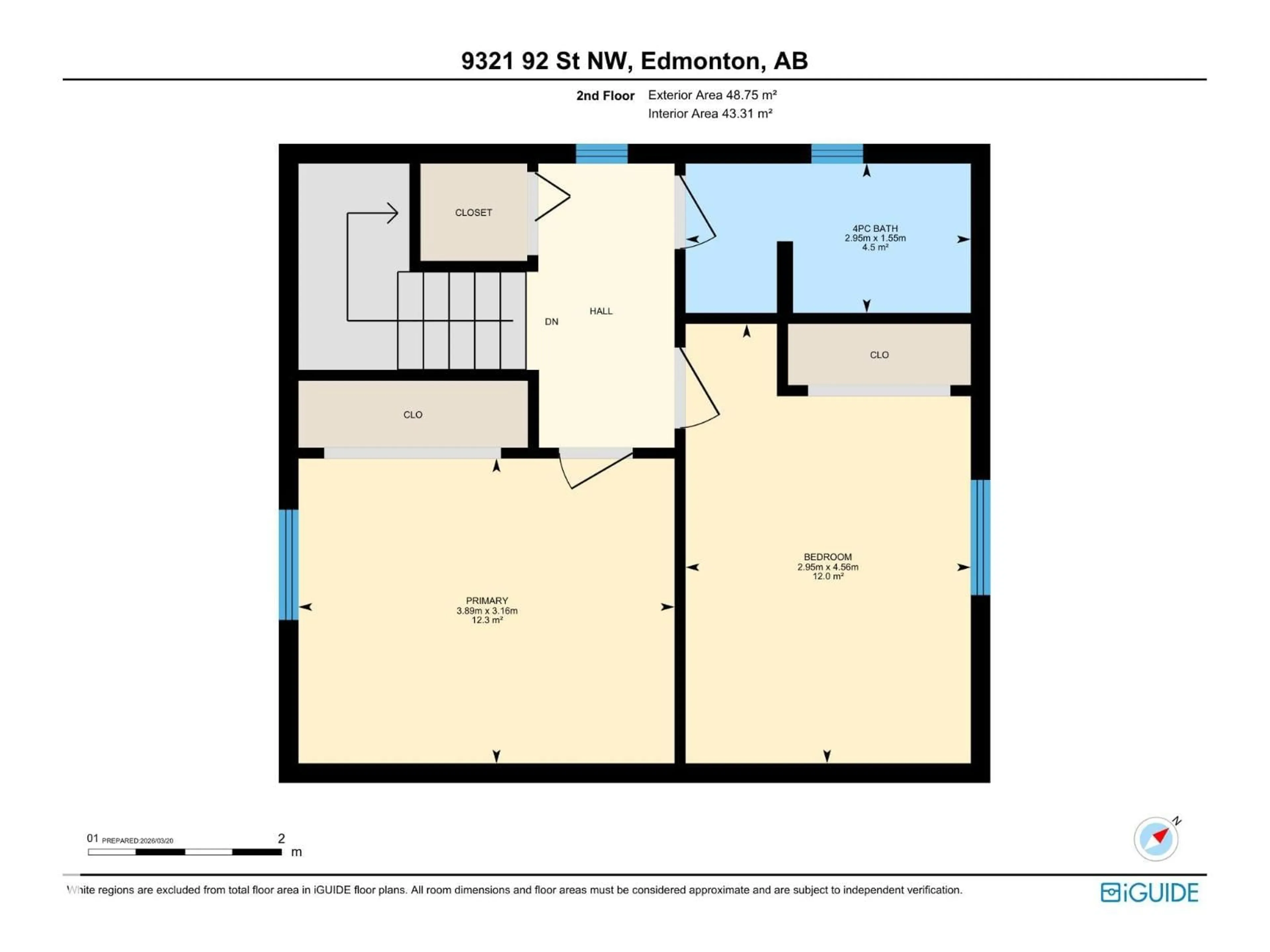 Floor plan for 9321 92 ST, Edmonton Alberta T6C3R7