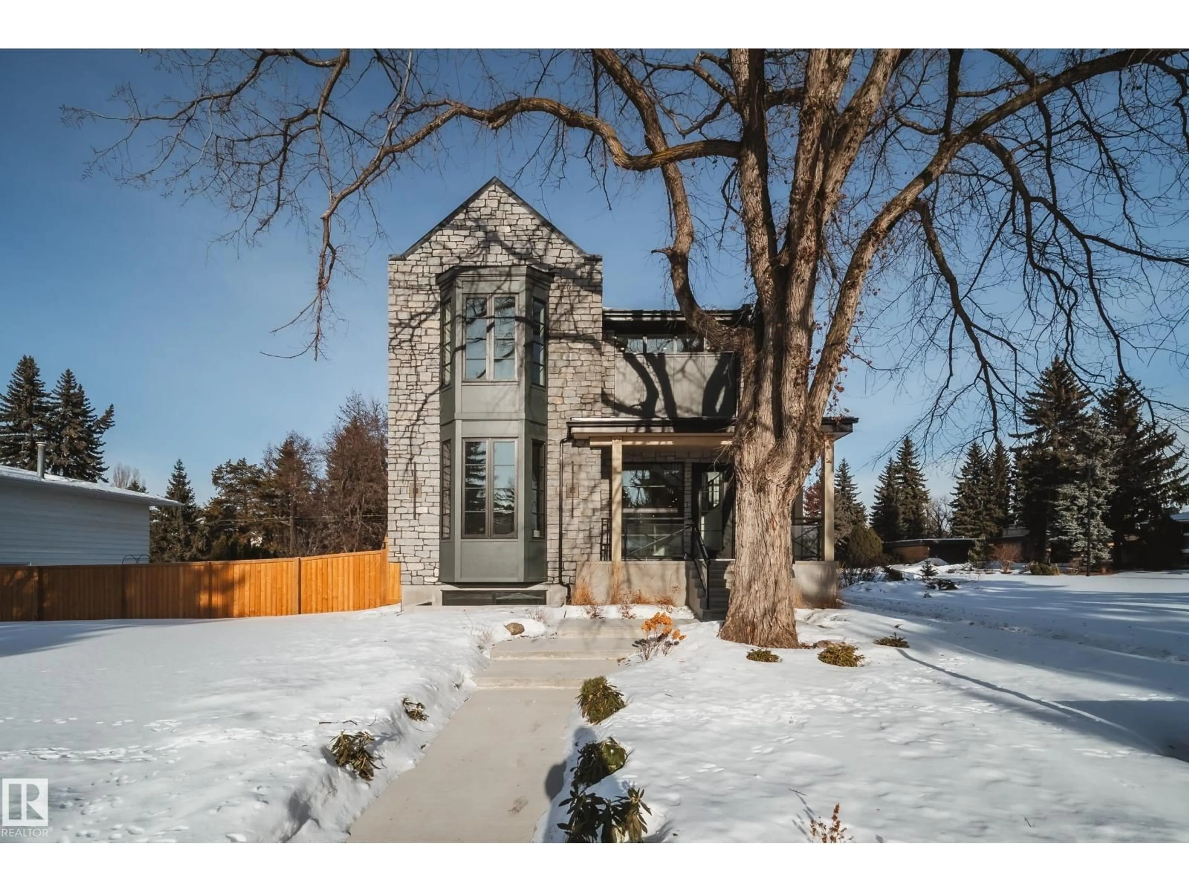 Home with brick exterior material, street for NW - 13804 85 AV, Edmonton Alberta T5R3Y7