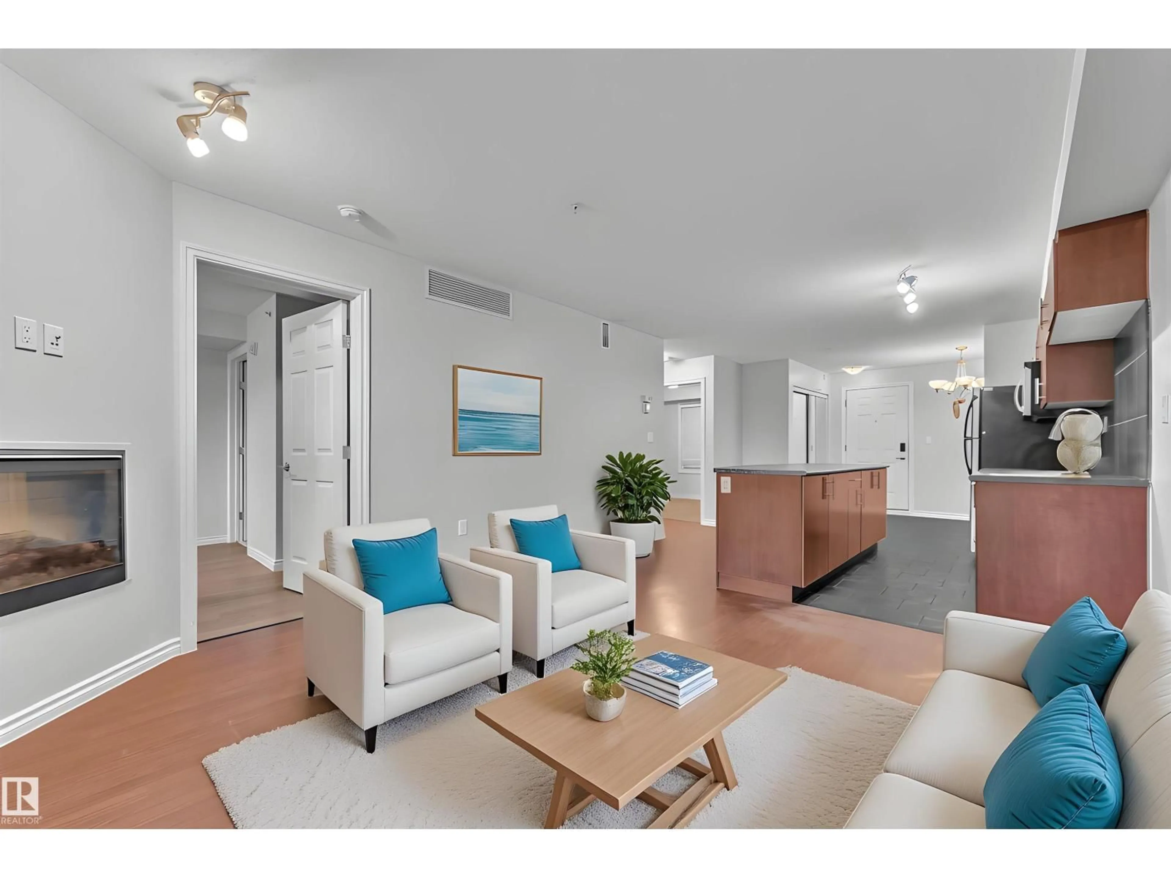 Living room with furniture, unknown for #210 - 10118 106 AV, Edmonton Alberta T5H0B8