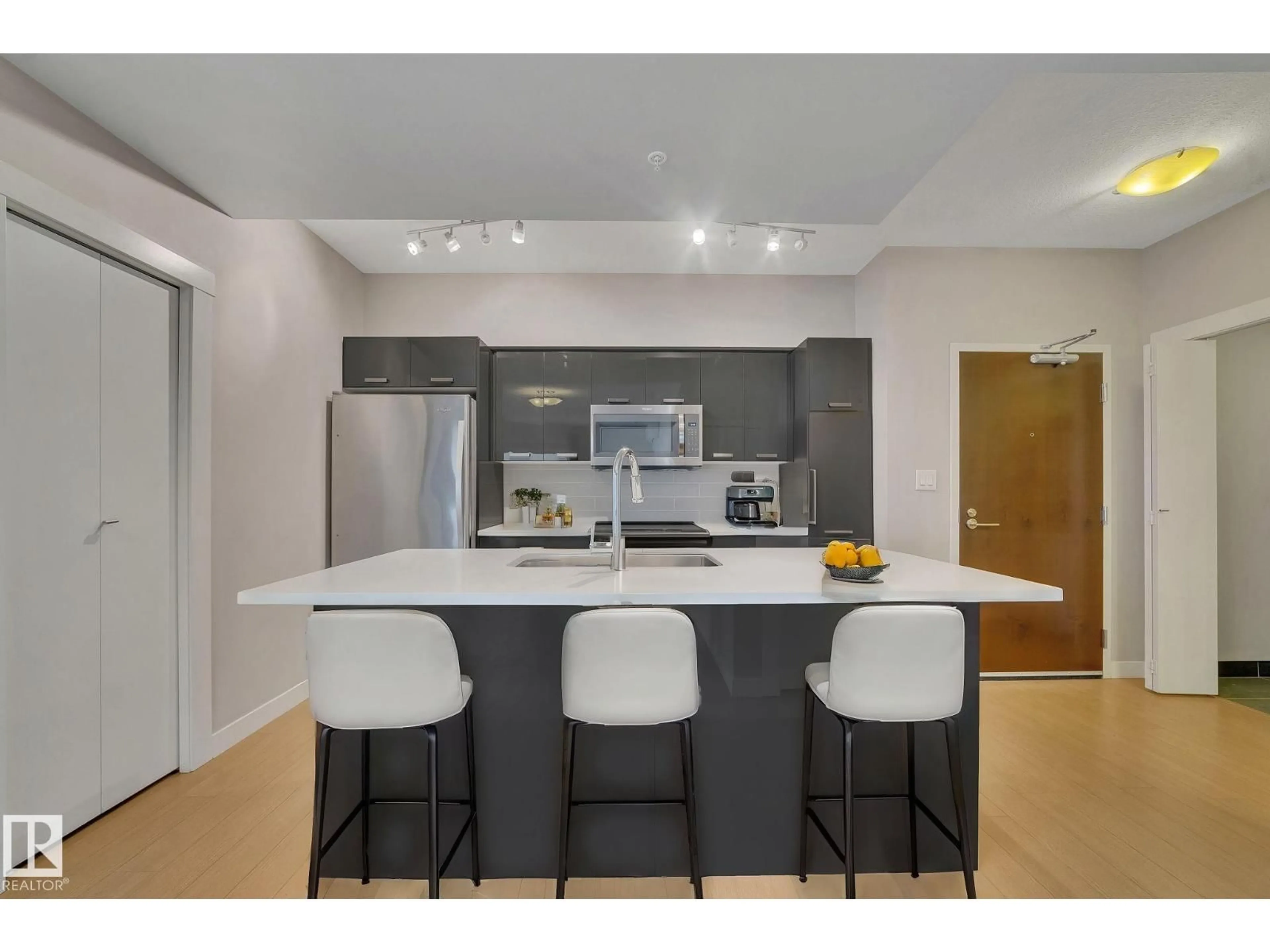 Open concept kitchen, unknown for 2107 10410 102 AV AV, Edmonton Alberta T5J0E9