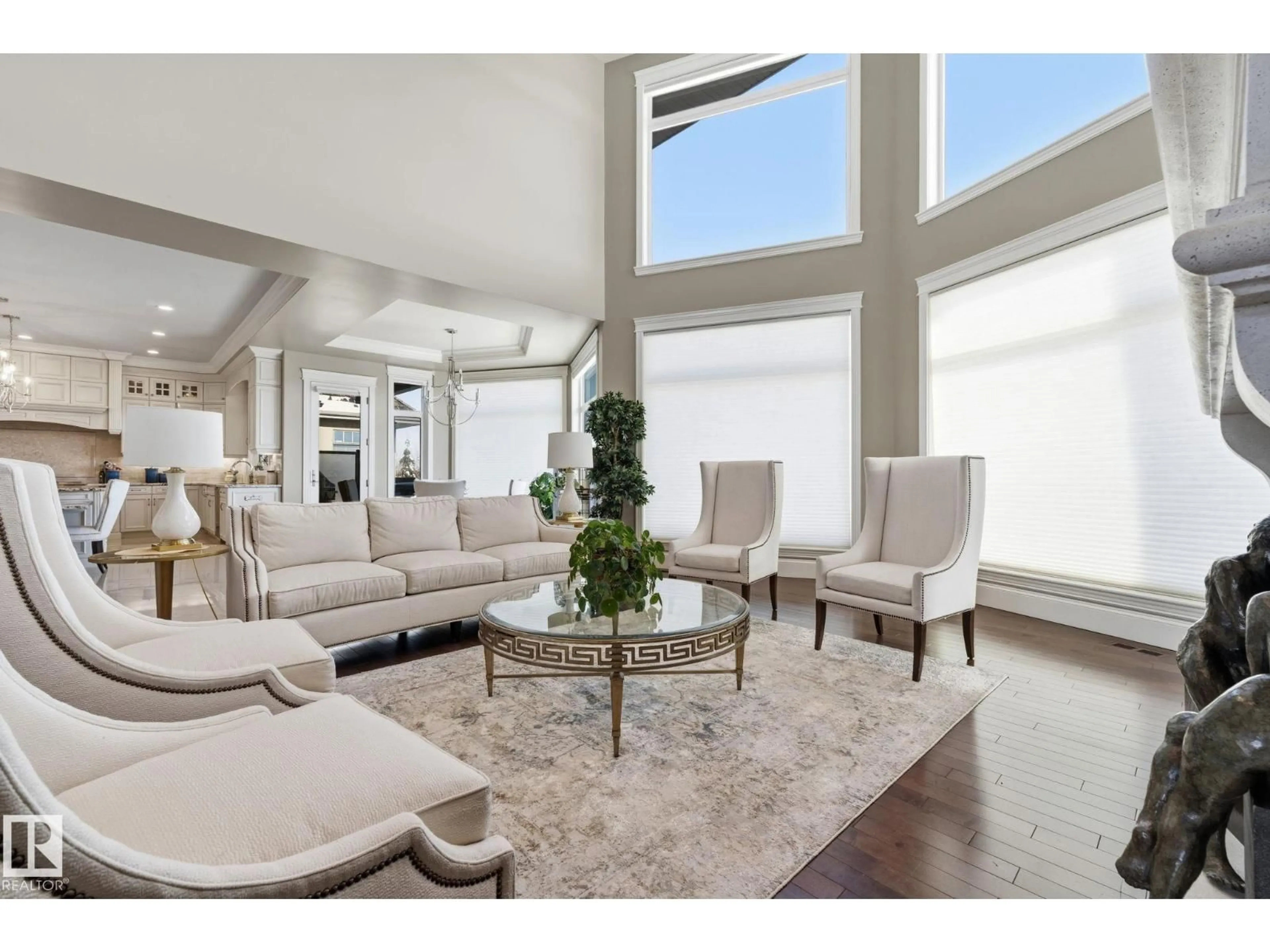 Living room with furniture, unknown for 1413 WOODWARD CR, Edmonton Alberta T6M0A3