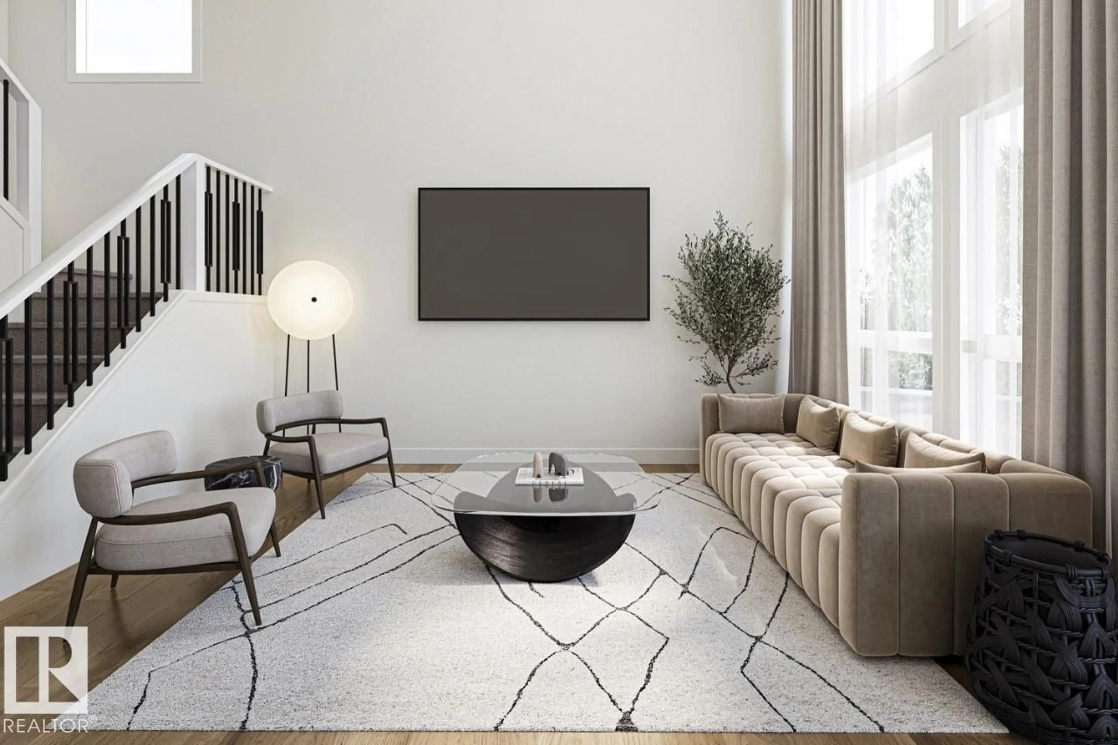 Living room with furniture, unknown for 1835 186 ST, Edmonton Alberta T6T2M9