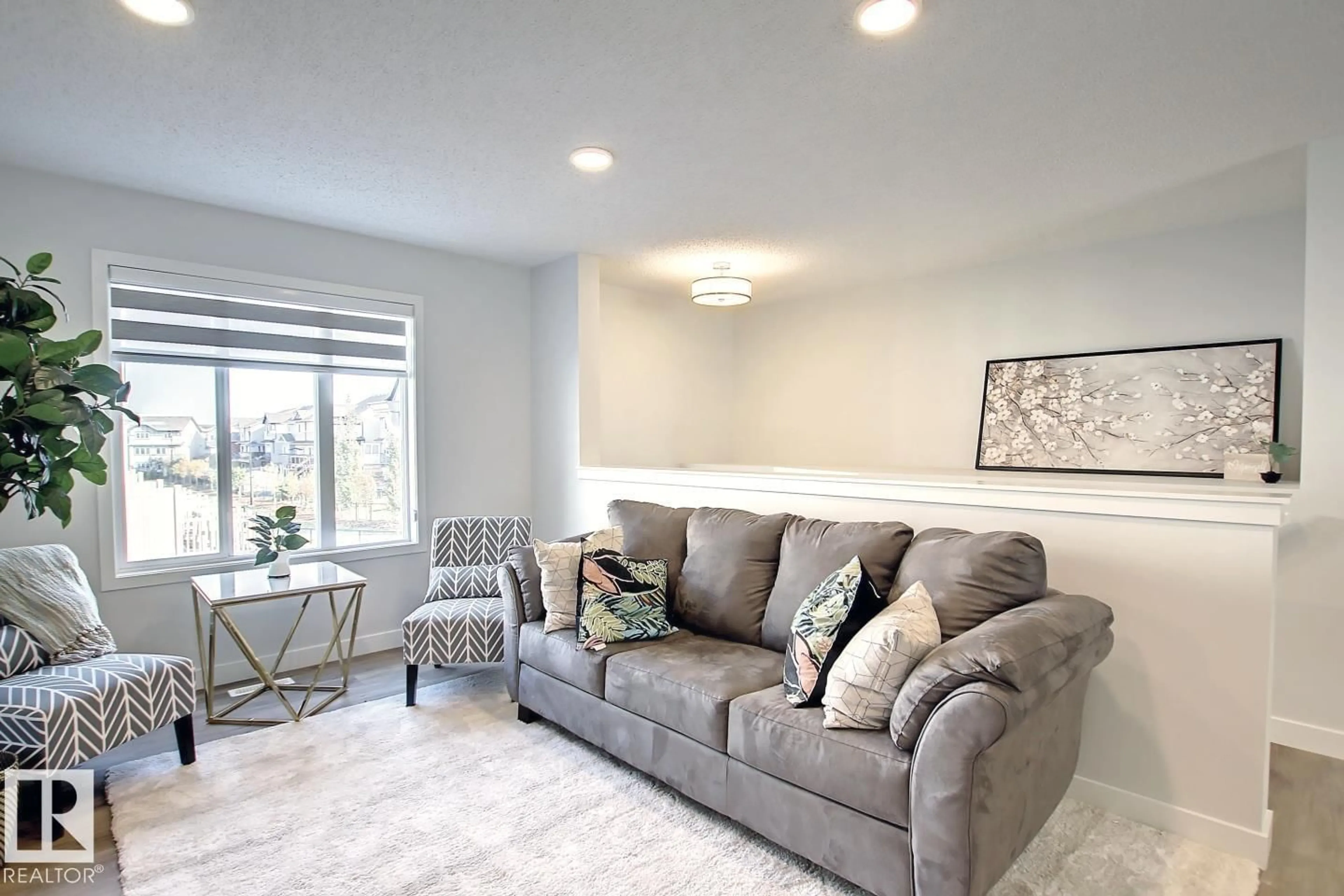 Living room with furniture, unknown for #28 - 2905 141 ST, Edmonton Alberta T6W3M4