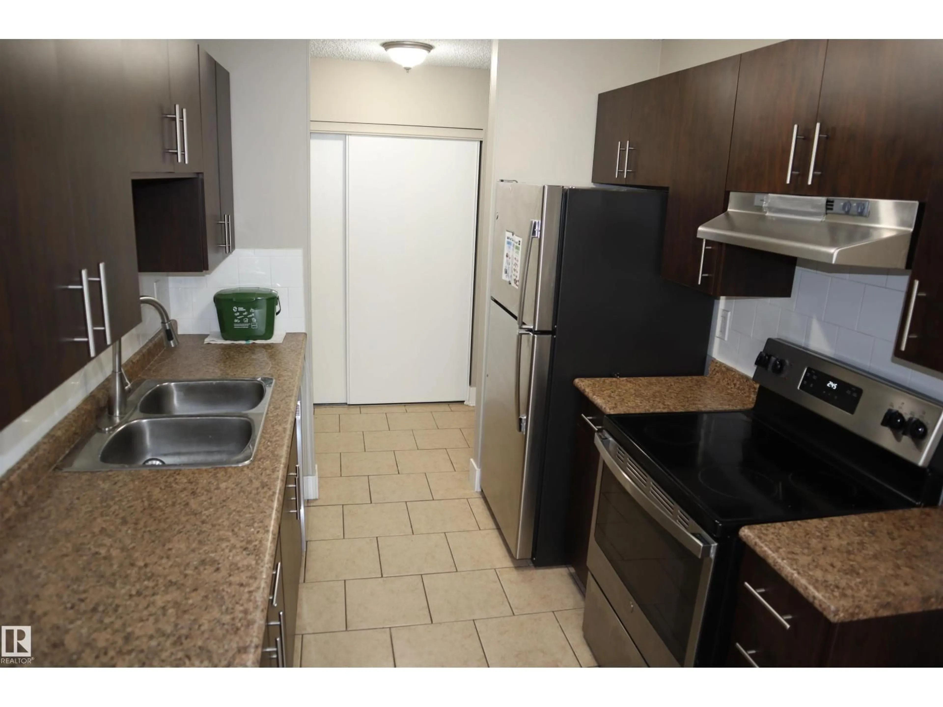 Standard kitchen, ceramic/tile floor for 209 - 14004 26 ST, Edmonton Alberta T5Y1Y4
