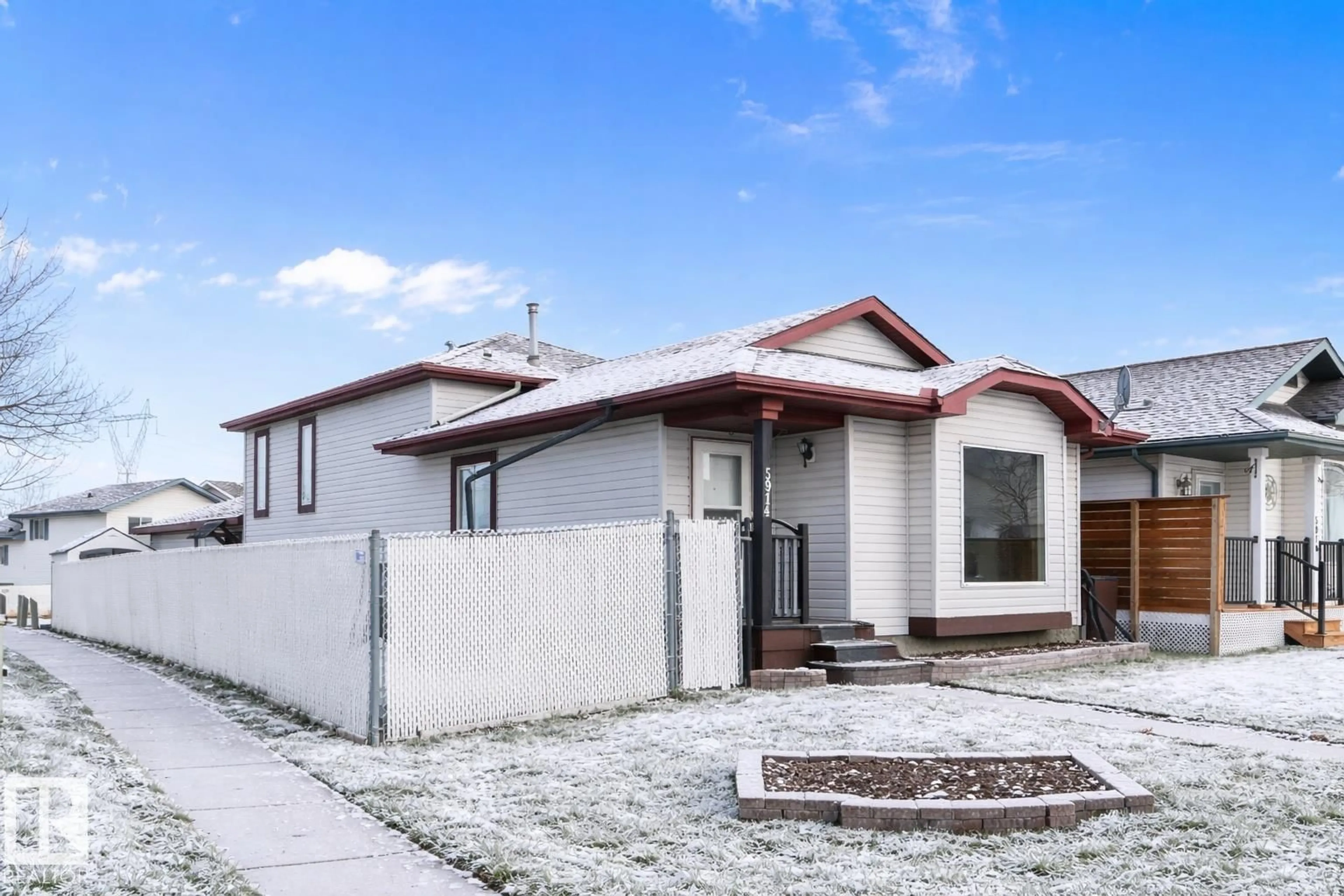 Home with brick exterior material, street for 5914 162A AV, Edmonton Alberta T5Y2W2