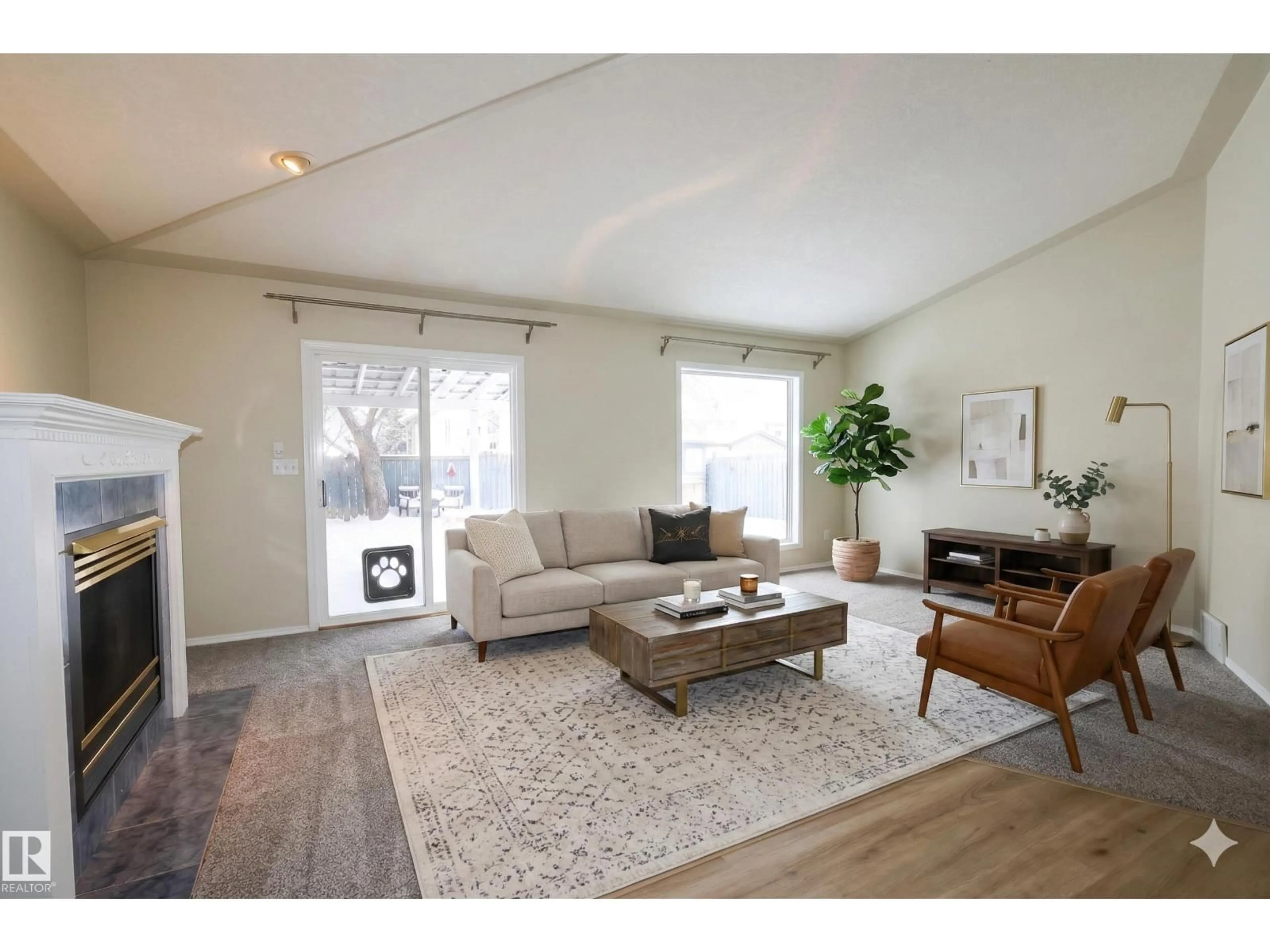 Living room with furniture, unknown for 10016 106 ST, Morinville Alberta T8A1A3