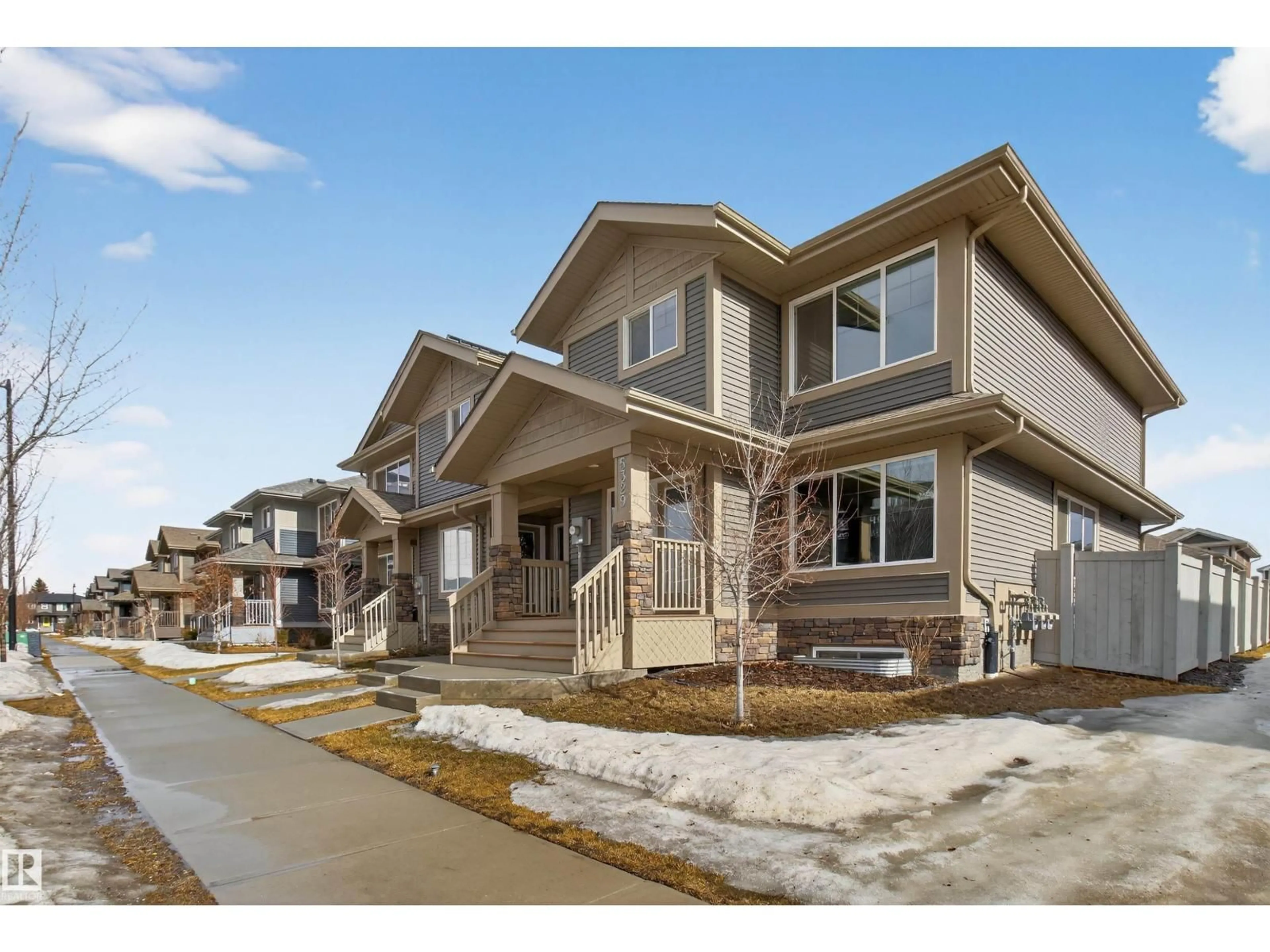 Home with vinyl exterior material, street for 5329 ADMIRAL GIROUARD ST, Edmonton Alberta T5E6X5