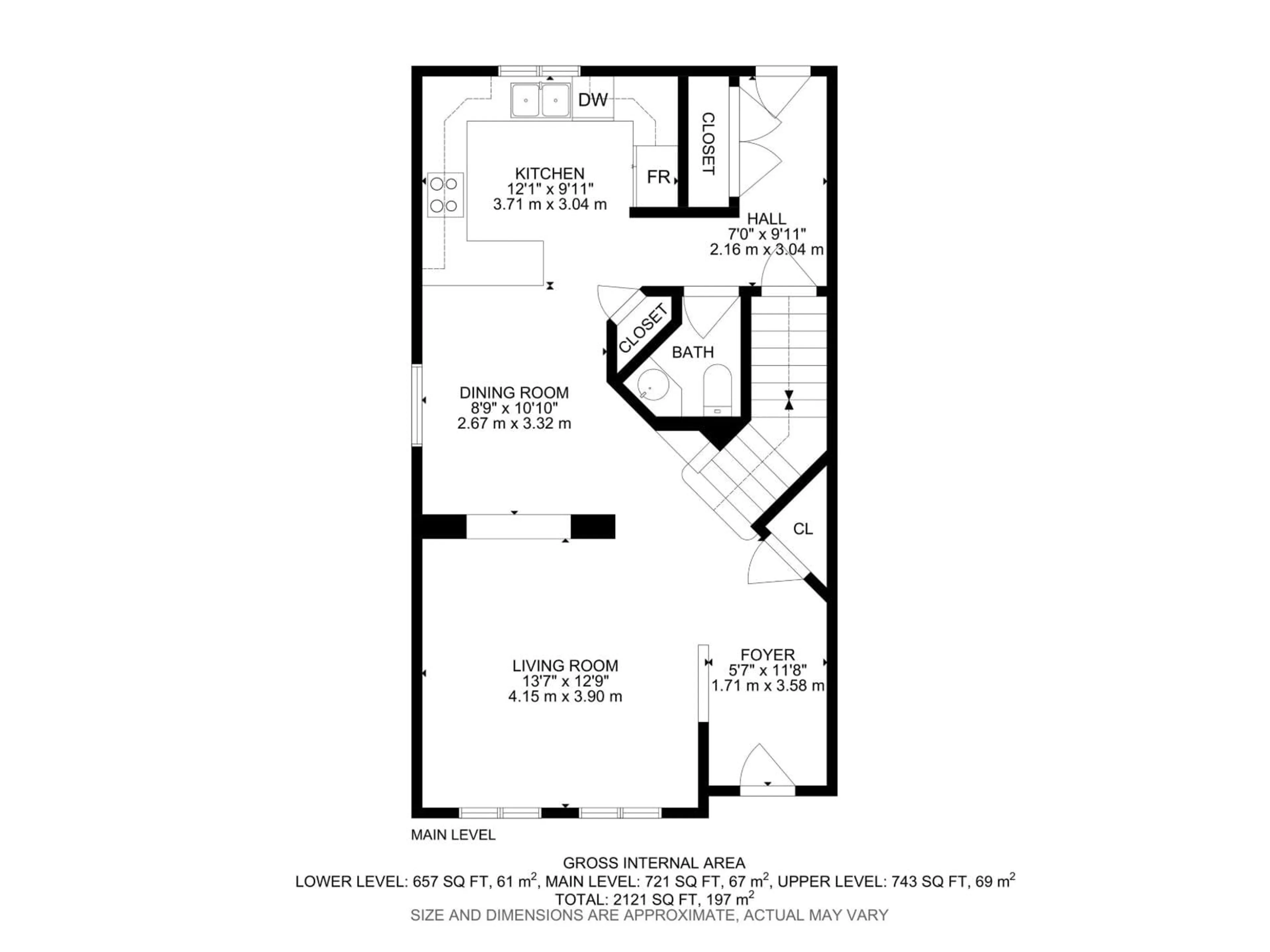 Floor plan for SW - 2011 72 ST, Edmonton Alberta T6X0L5