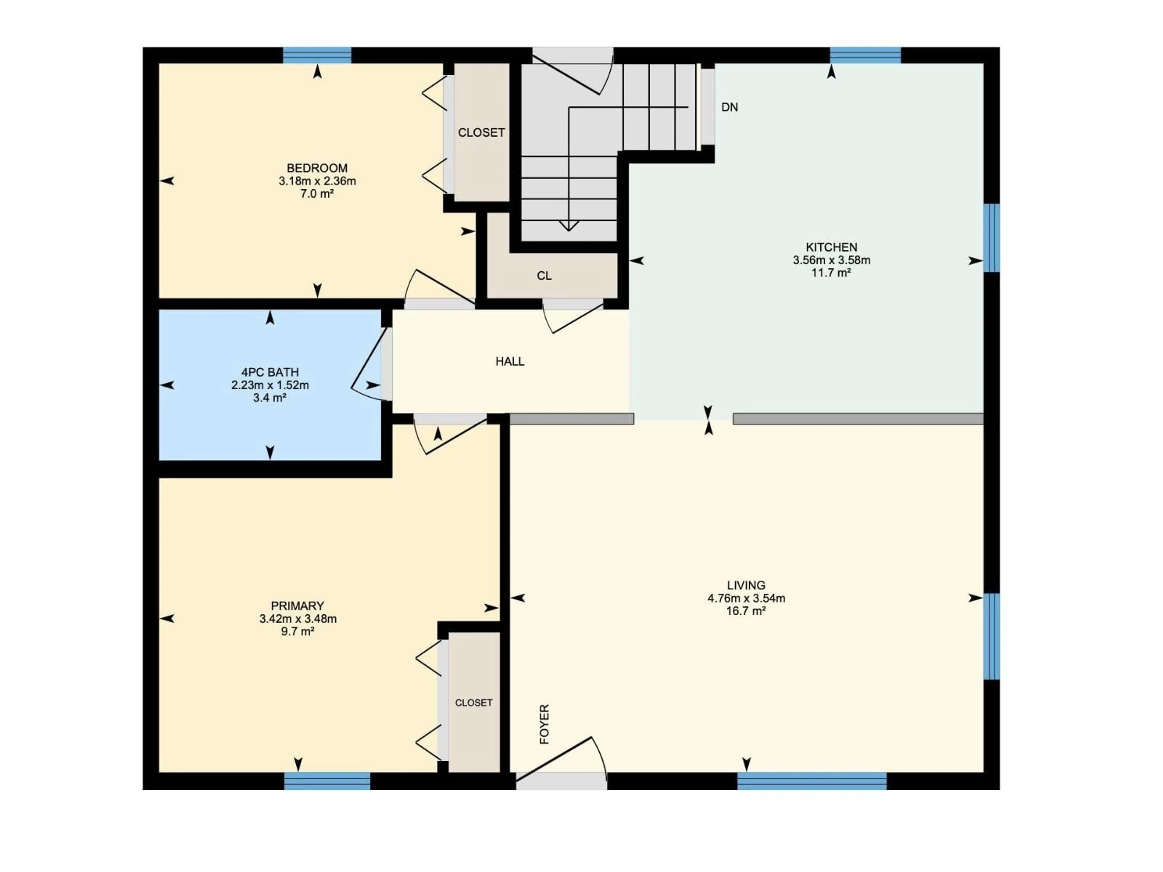 Floor plan for NW - 10915 150 ST, Edmonton Alberta T5P1R8