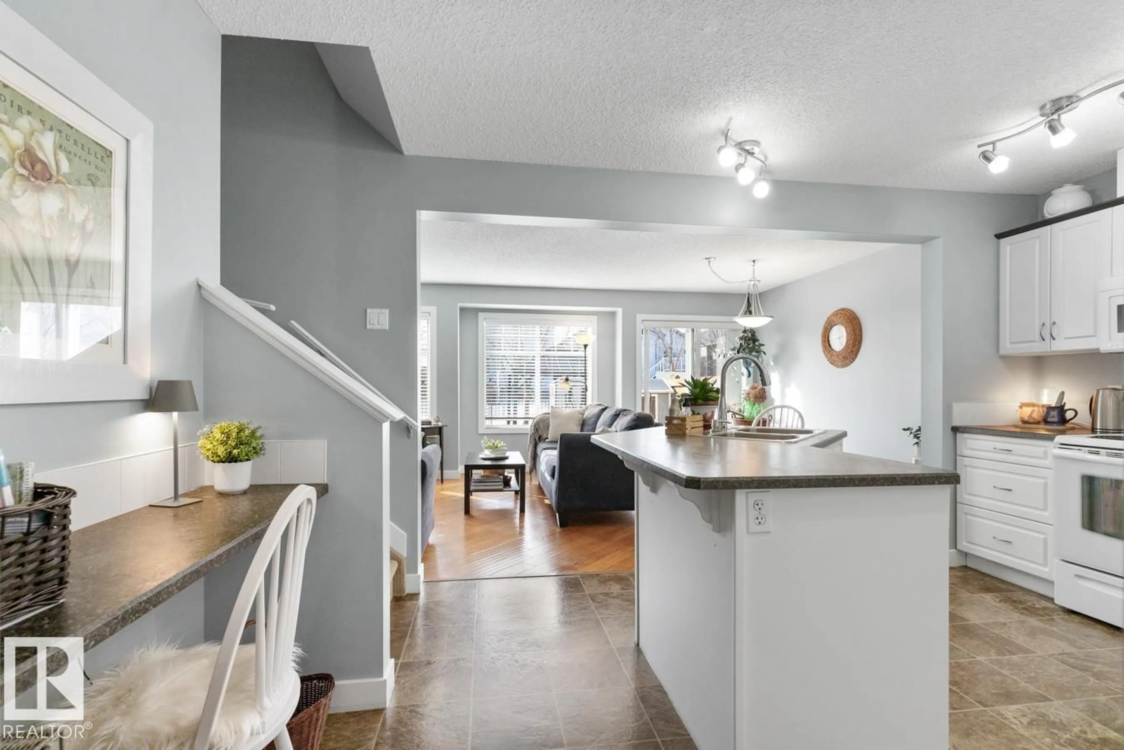 Open concept kitchen, unknown for #7 - 14208 36 ST, Edmonton Alberta T5Y0E4
