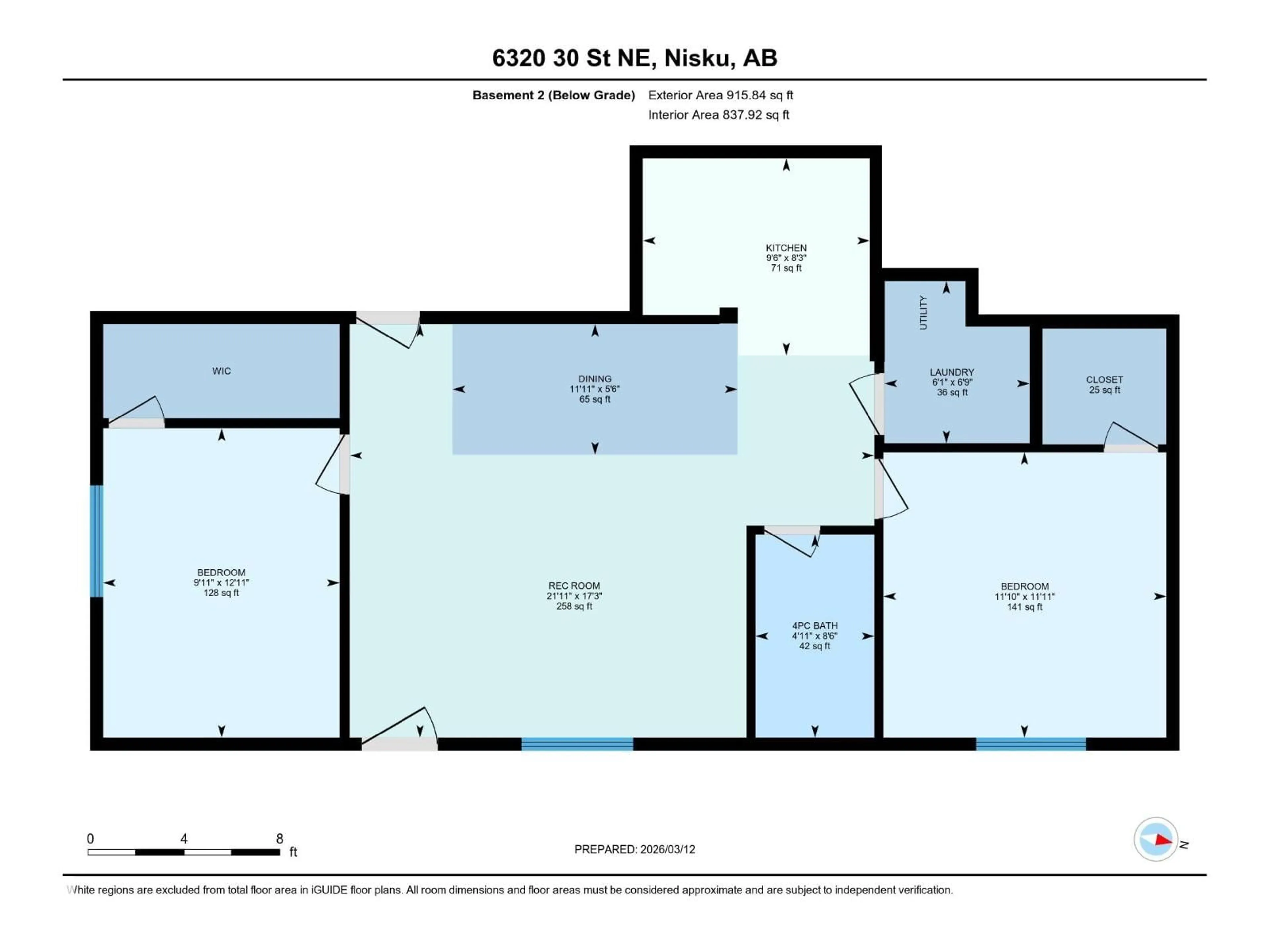 Floor plan for 6320 30 ST, Rural Leduc County Alberta T4X2C1